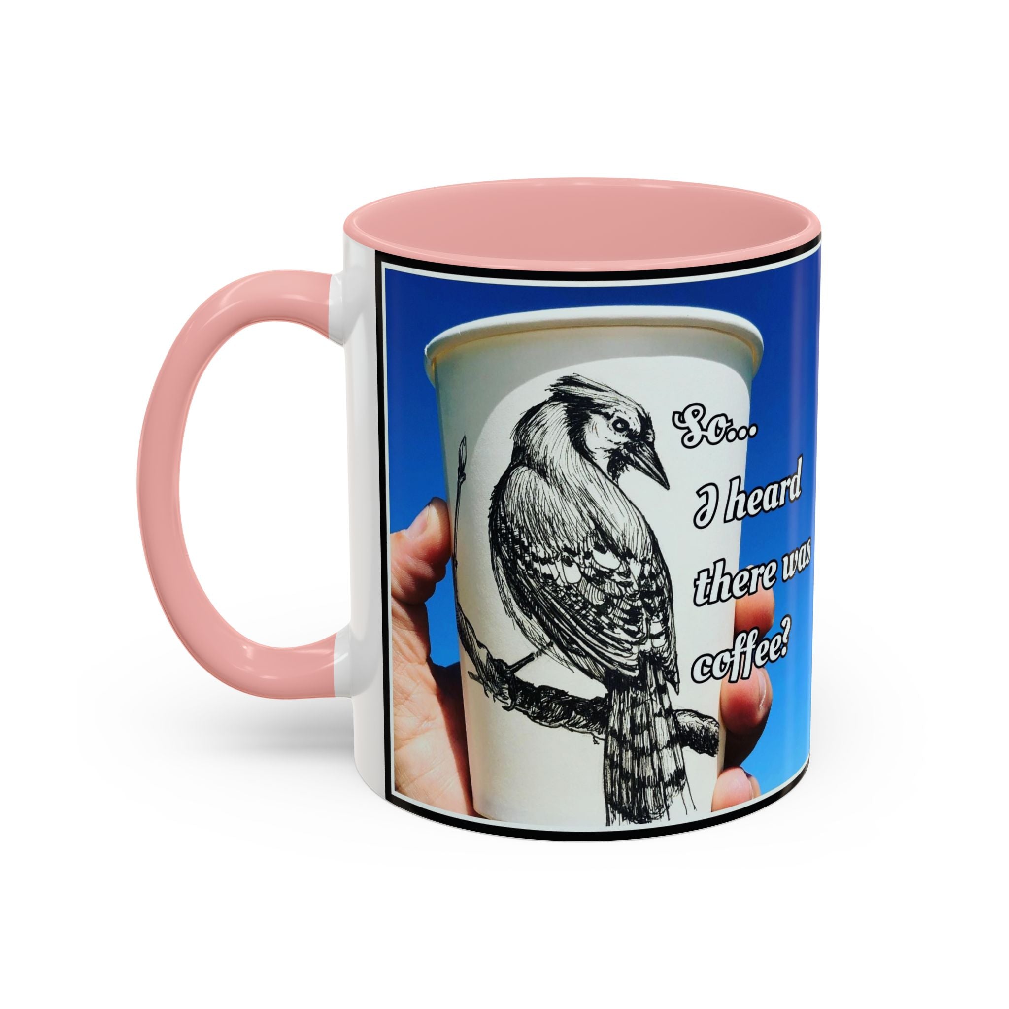 Blue Jay Coffee Accent Ceramic Mug (11/15oz)