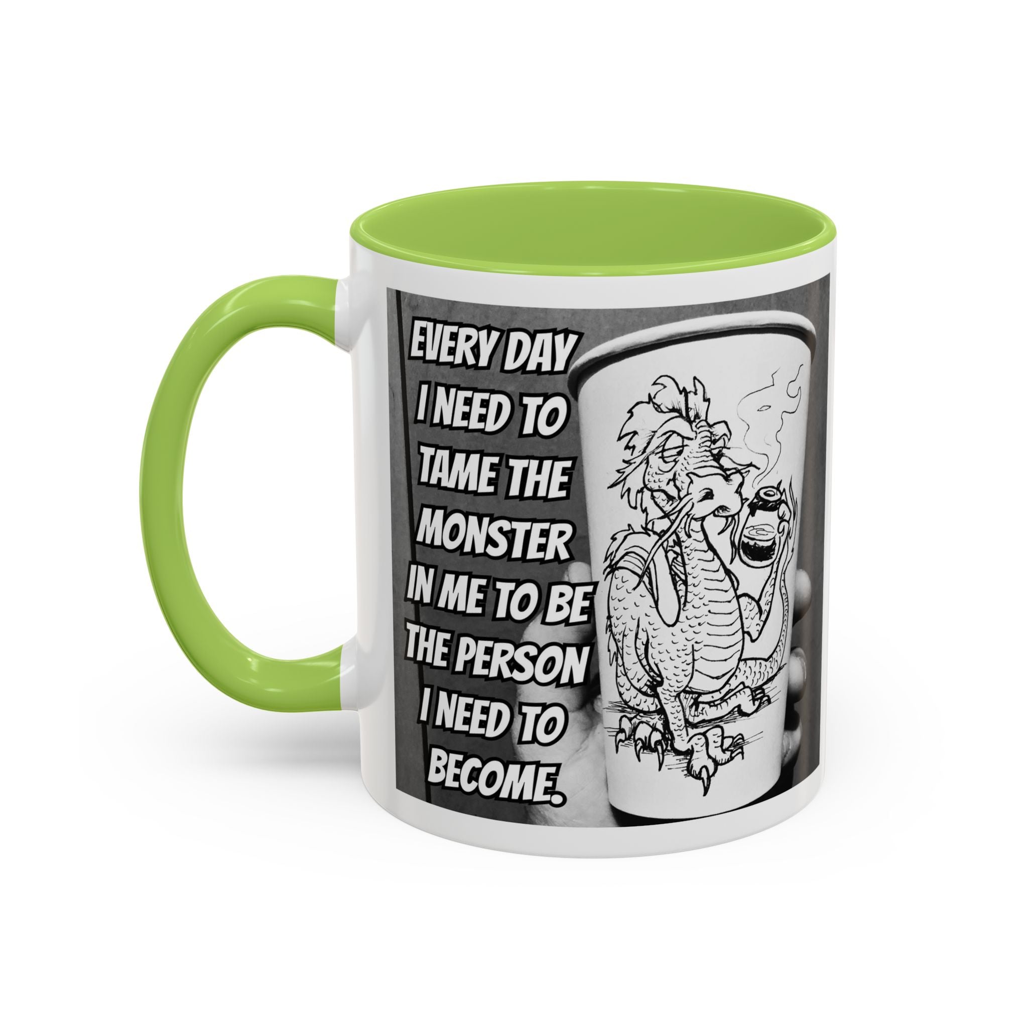 Tame the Monster Accent Ceramic Mug (11/15oz)
