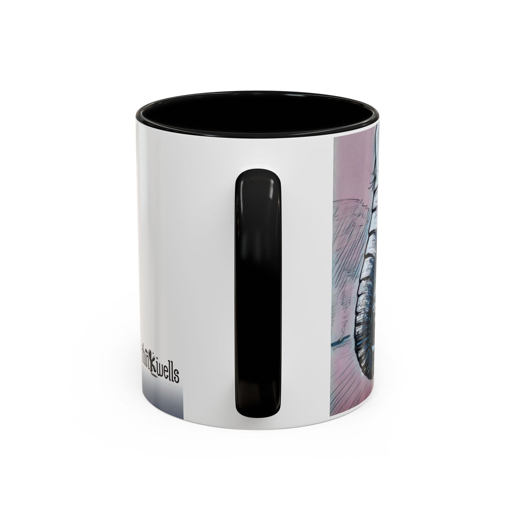 Elephant loves Coffee Accent Ceramic Mug (11/15oz)