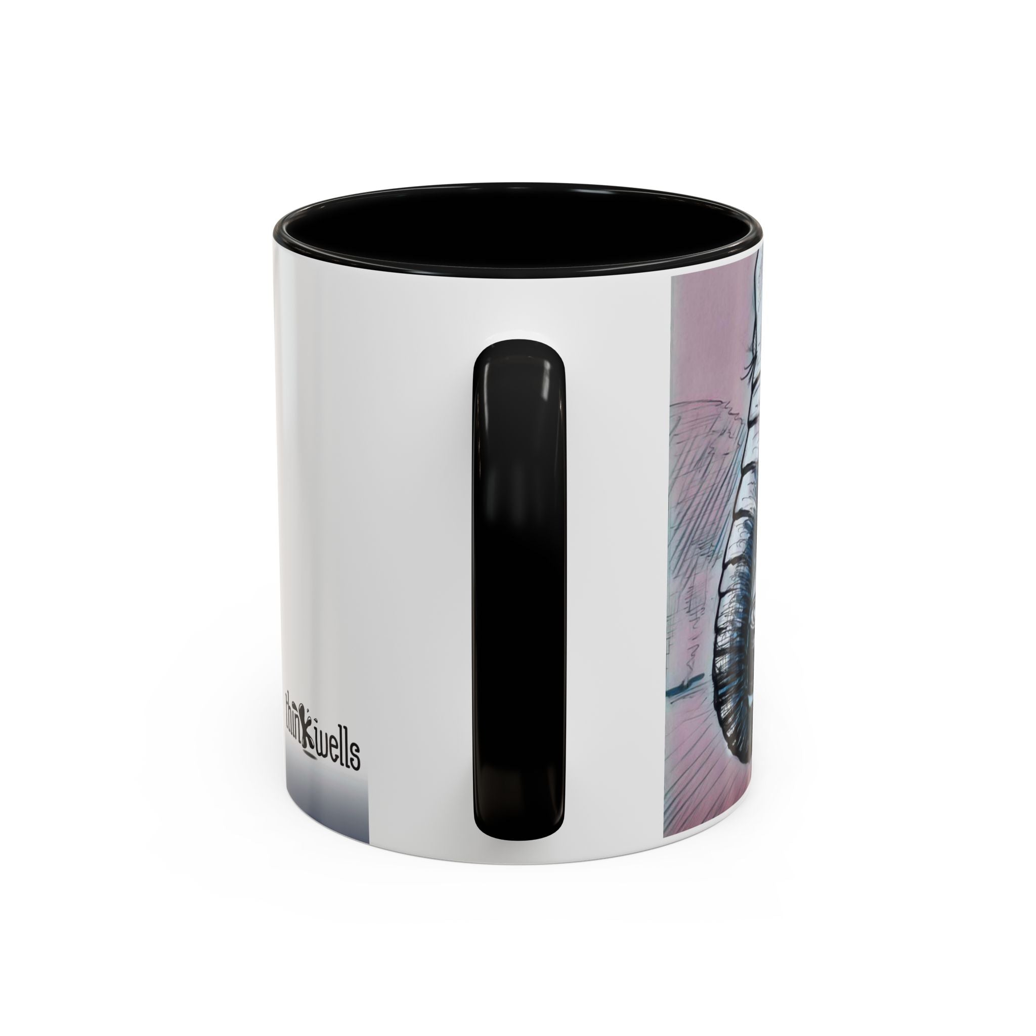 Elephant loves Coffee Accent Ceramic Mug (11/15oz)