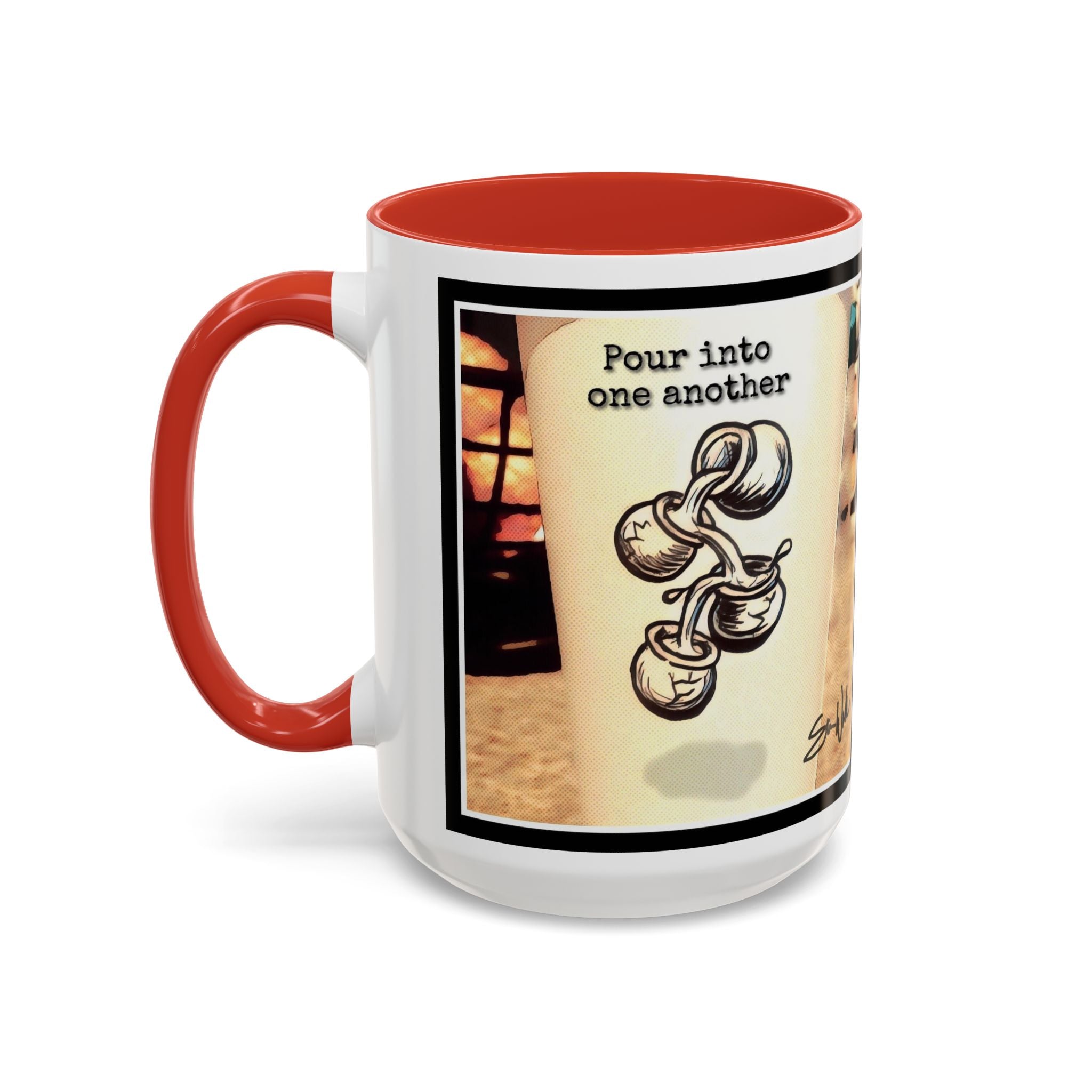 Pour into Others Accent Ceramic Mug (11/15oz)