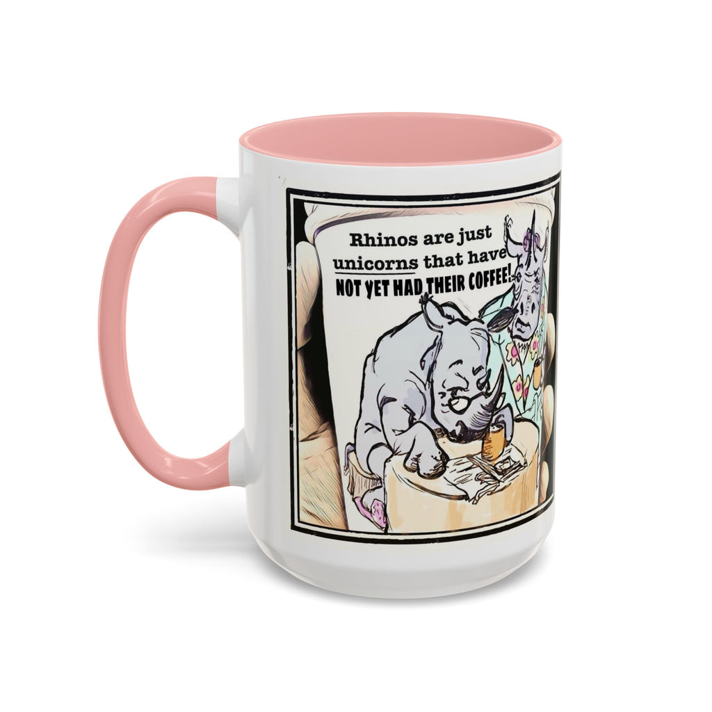 Rhino Coffee Accent Ceramic Mug (11/15oz)