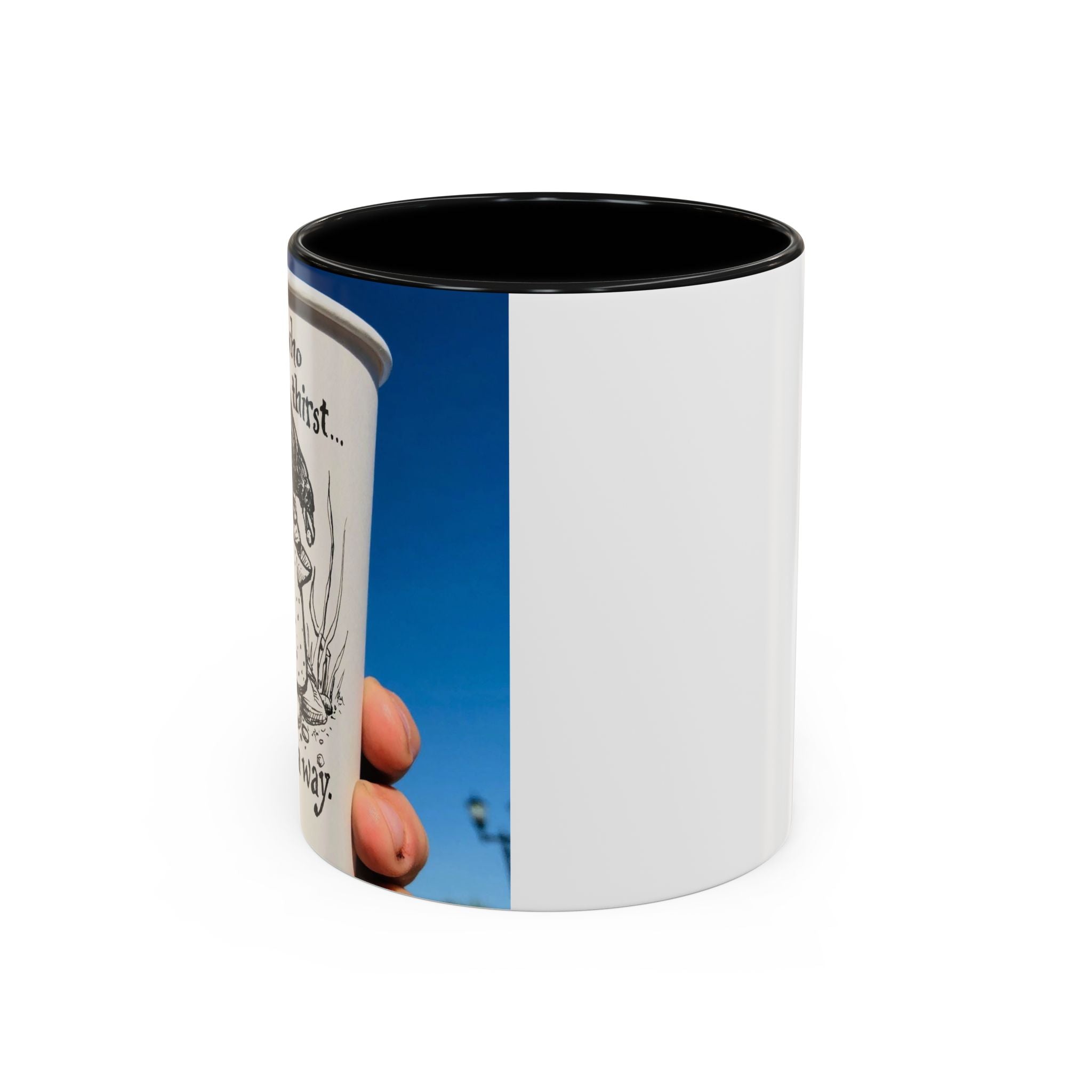 Those Who Thirst Crow Accent Ceramic Mug (11/15oz)