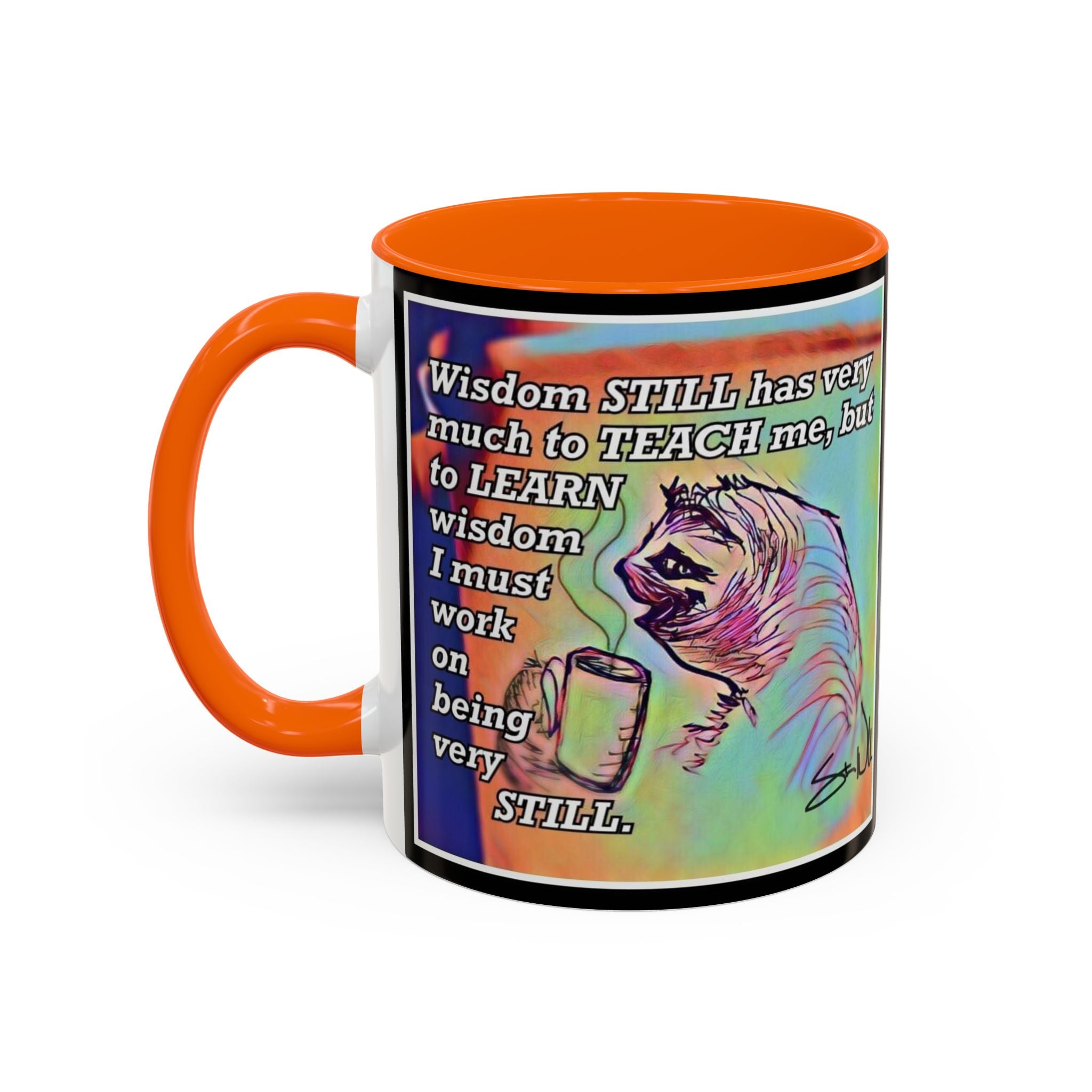 Sloth Still Accent Ceramic Mug (11/15oz)