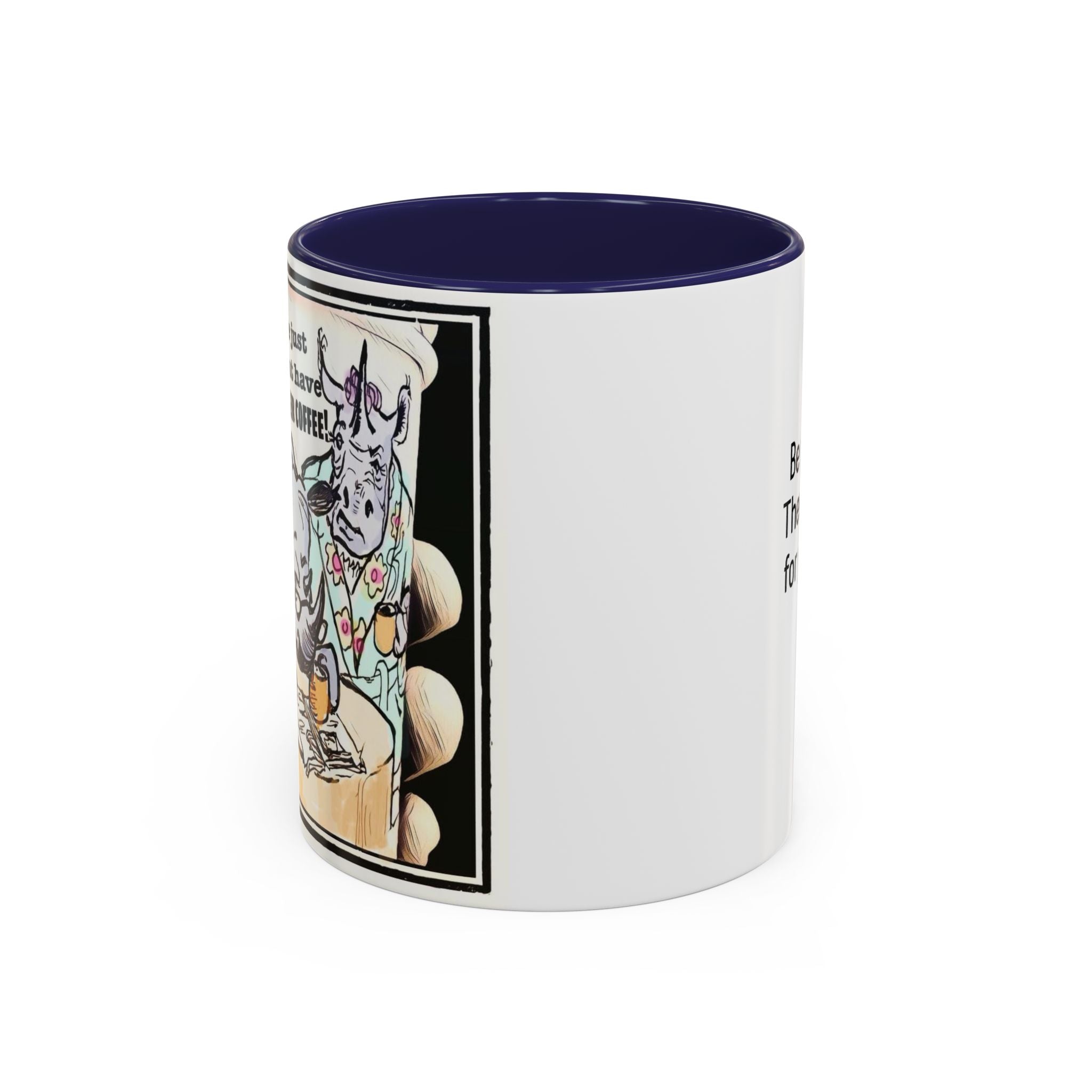 Rhino Coffee Accent Ceramic Mug (11/15oz)