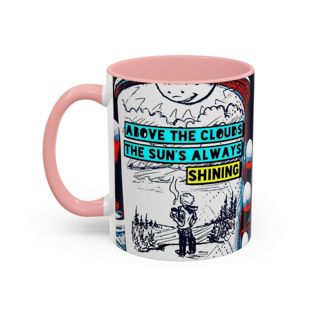 Above the Clouds Accent Ceramic Mug (11/15oz)