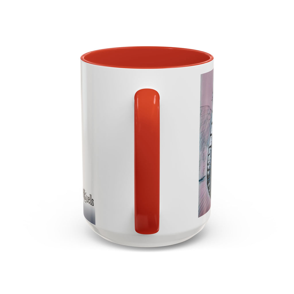 Elephant loves Coffee Accent Ceramic Mug (11/15oz)