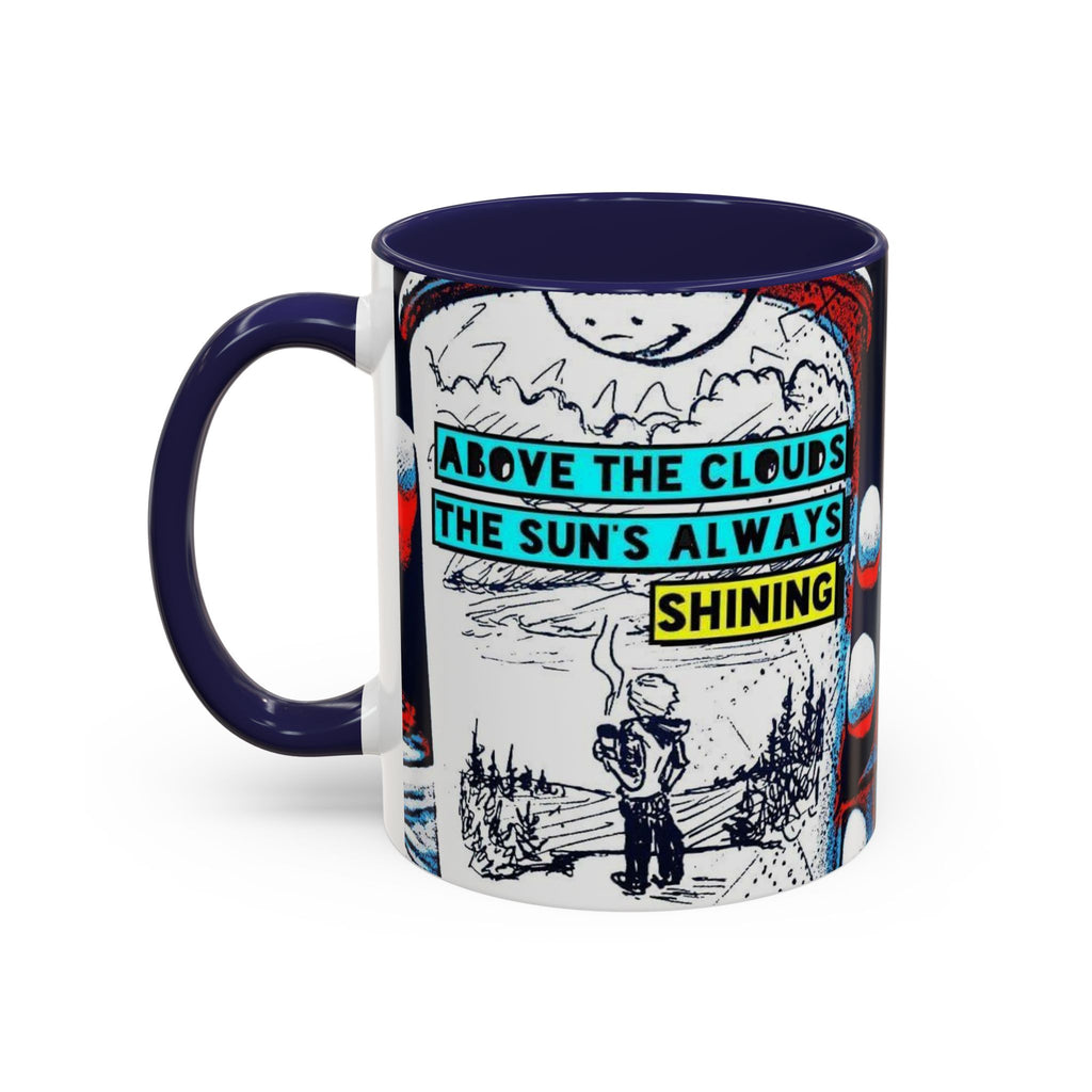 Above the Clouds Accent Ceramic Mug (11/15oz)