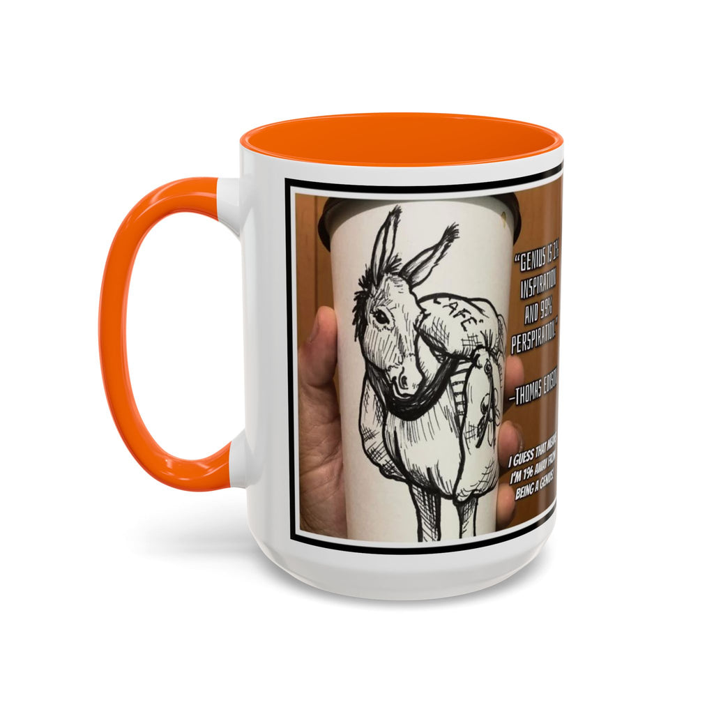 Genius Packmule Accent Ceramic Mug (11/15oz)