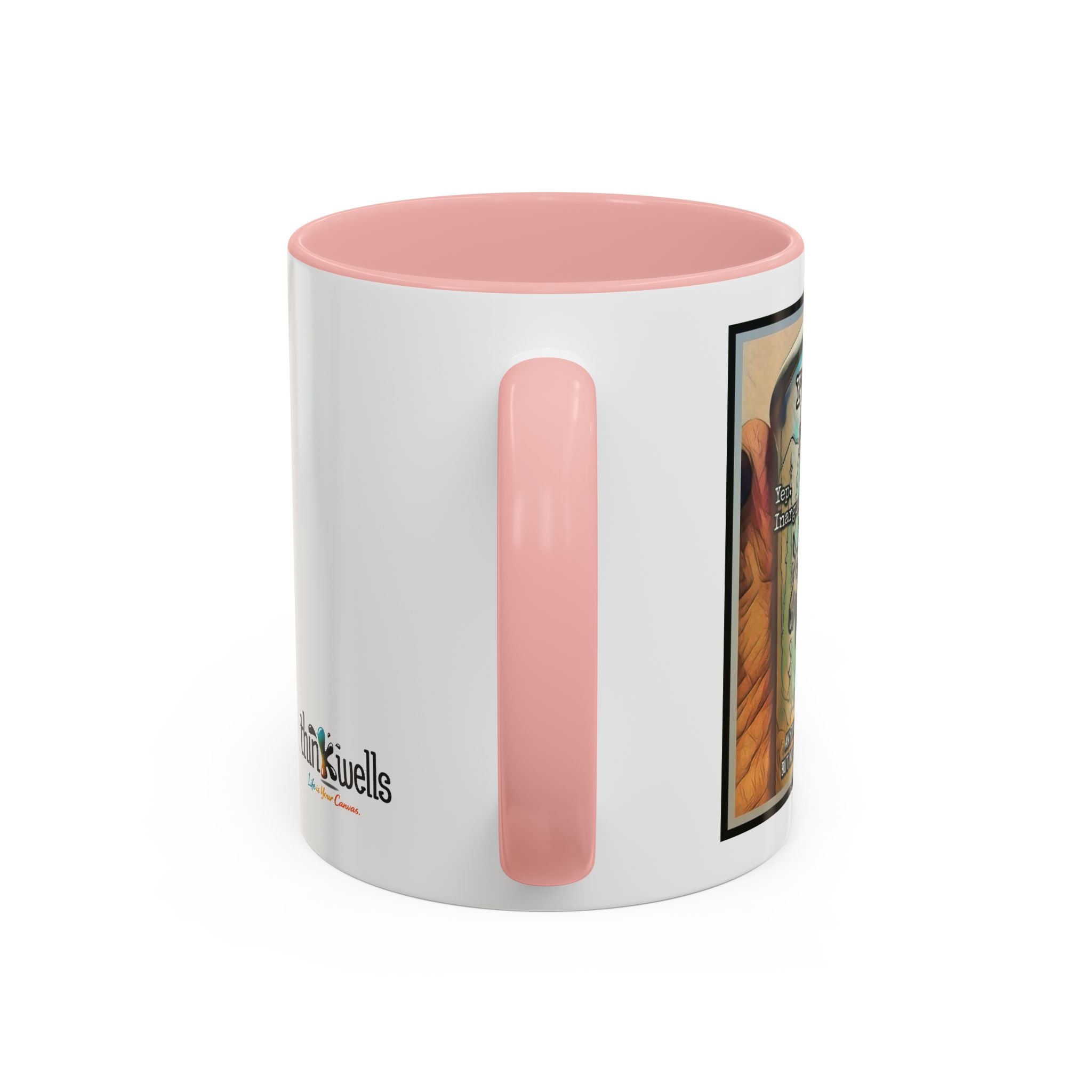 Coffee Mug - Moose Debate Accent Ceramic Mug (11/15oz)