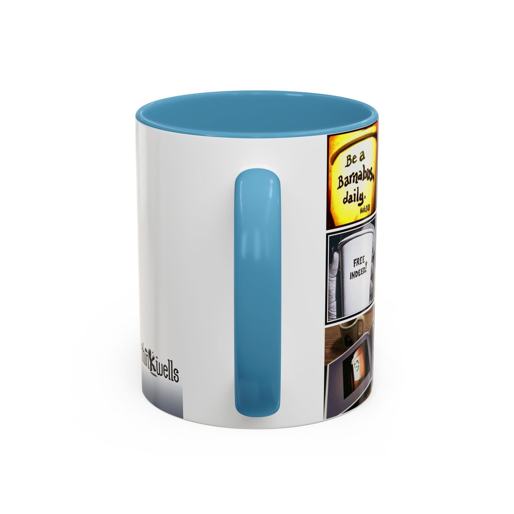 Be a Barnabus Collage Accent Ceramic Mug (11/15oz)