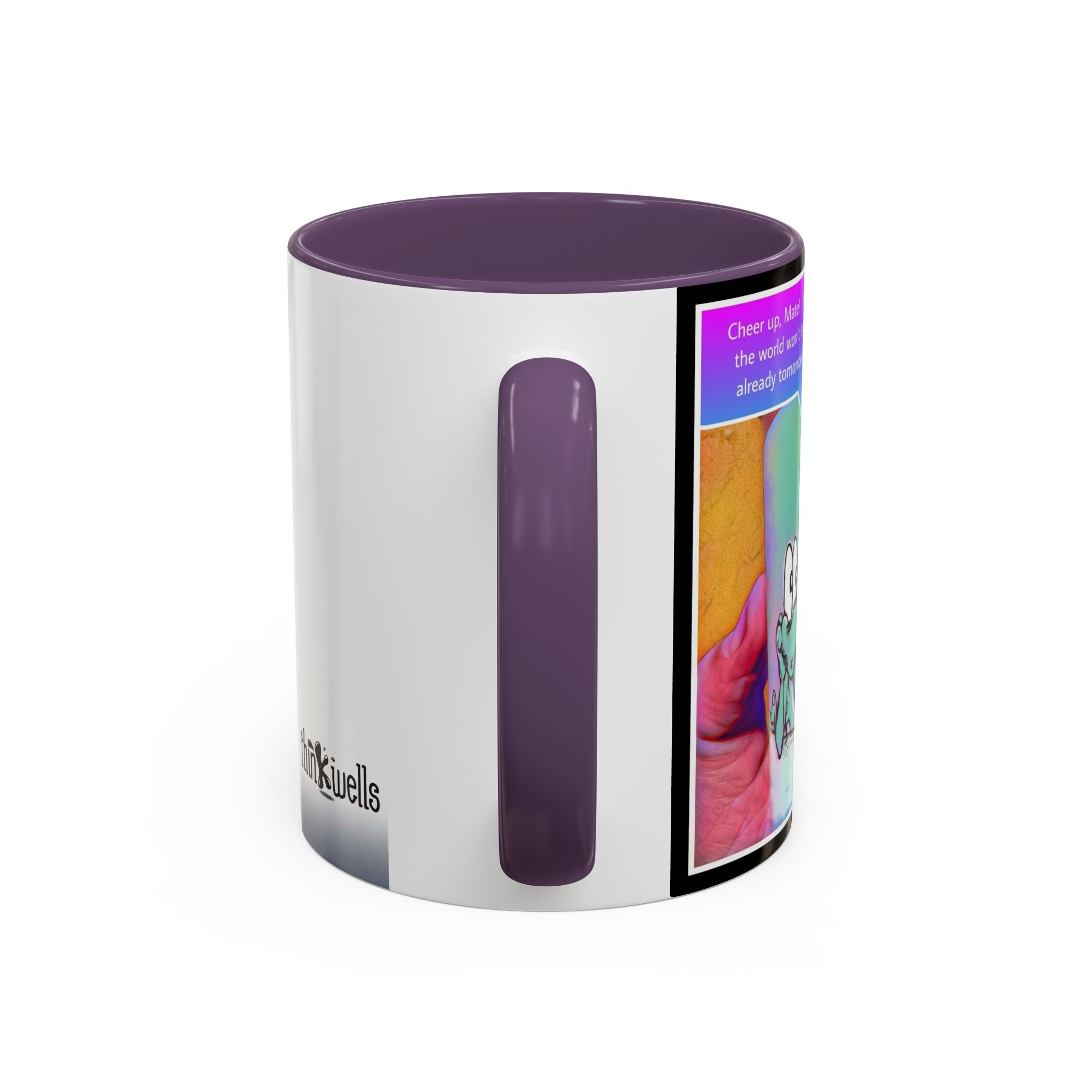 Tomorrow in Aus Dino Accent Ceramic Mug (11/15oz)