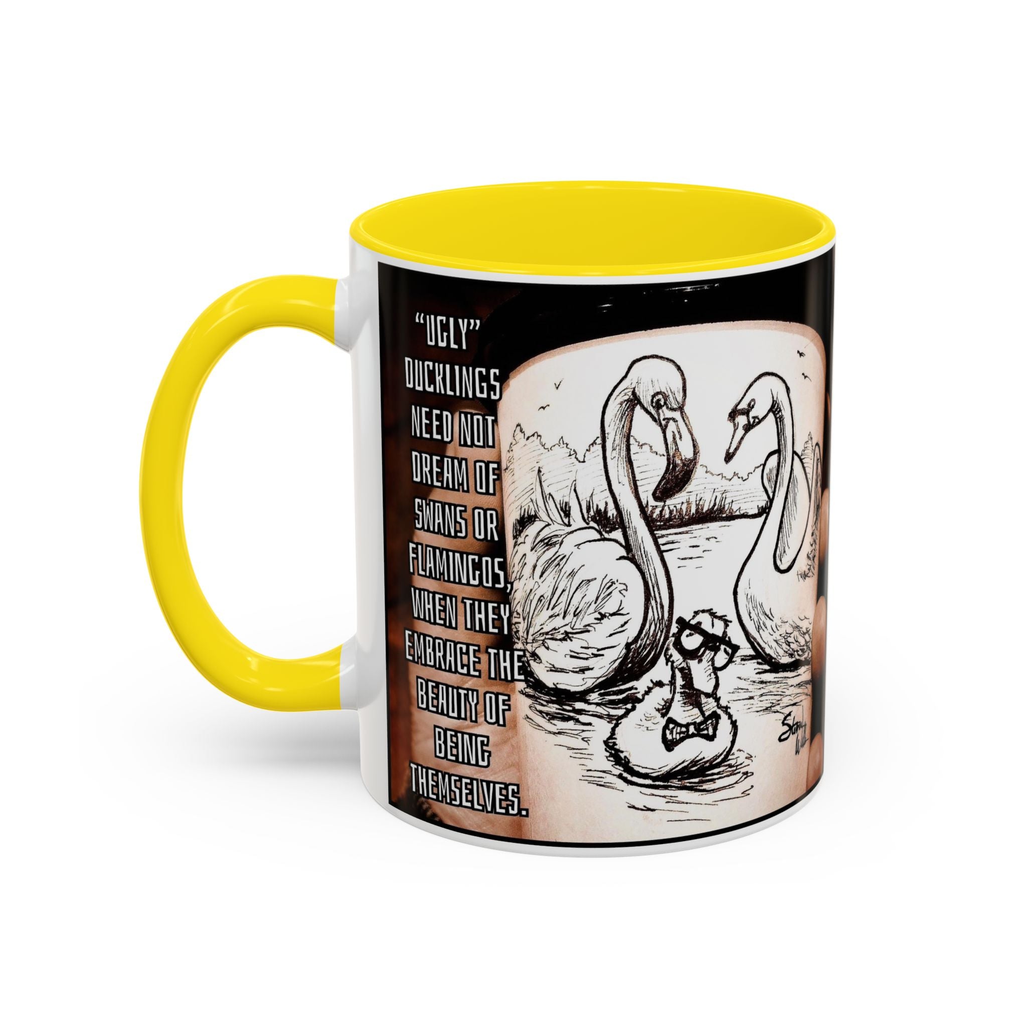 Ugly Duckling Accent Ceramic Mug (11/15oz)