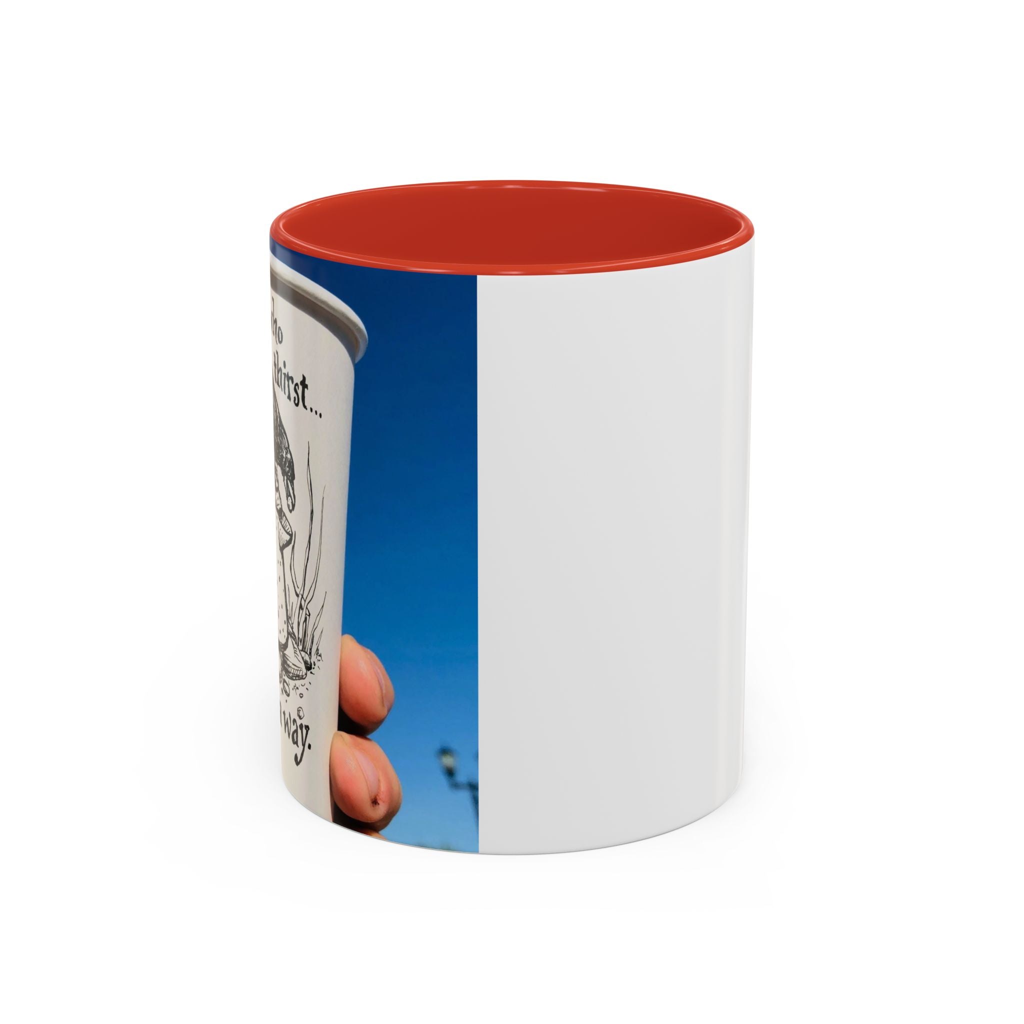 Those Who Thirst Crow Accent Ceramic Mug (11/15oz)