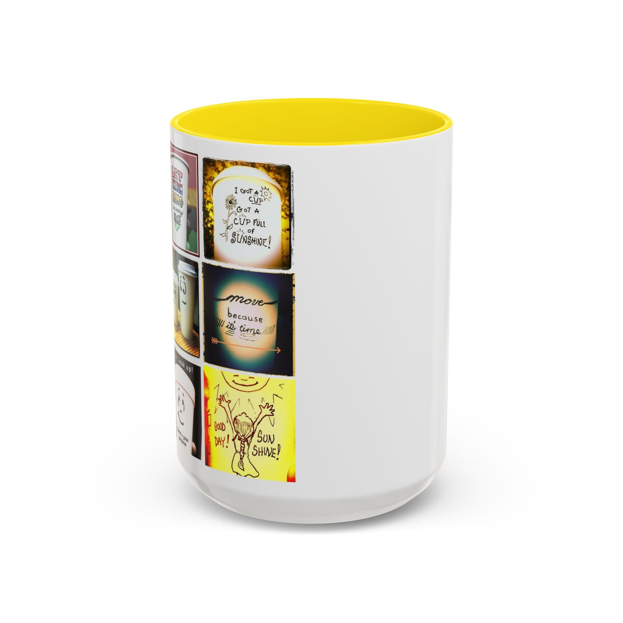 Be a Barnabus Collage Accent Ceramic Mug (11/15oz)