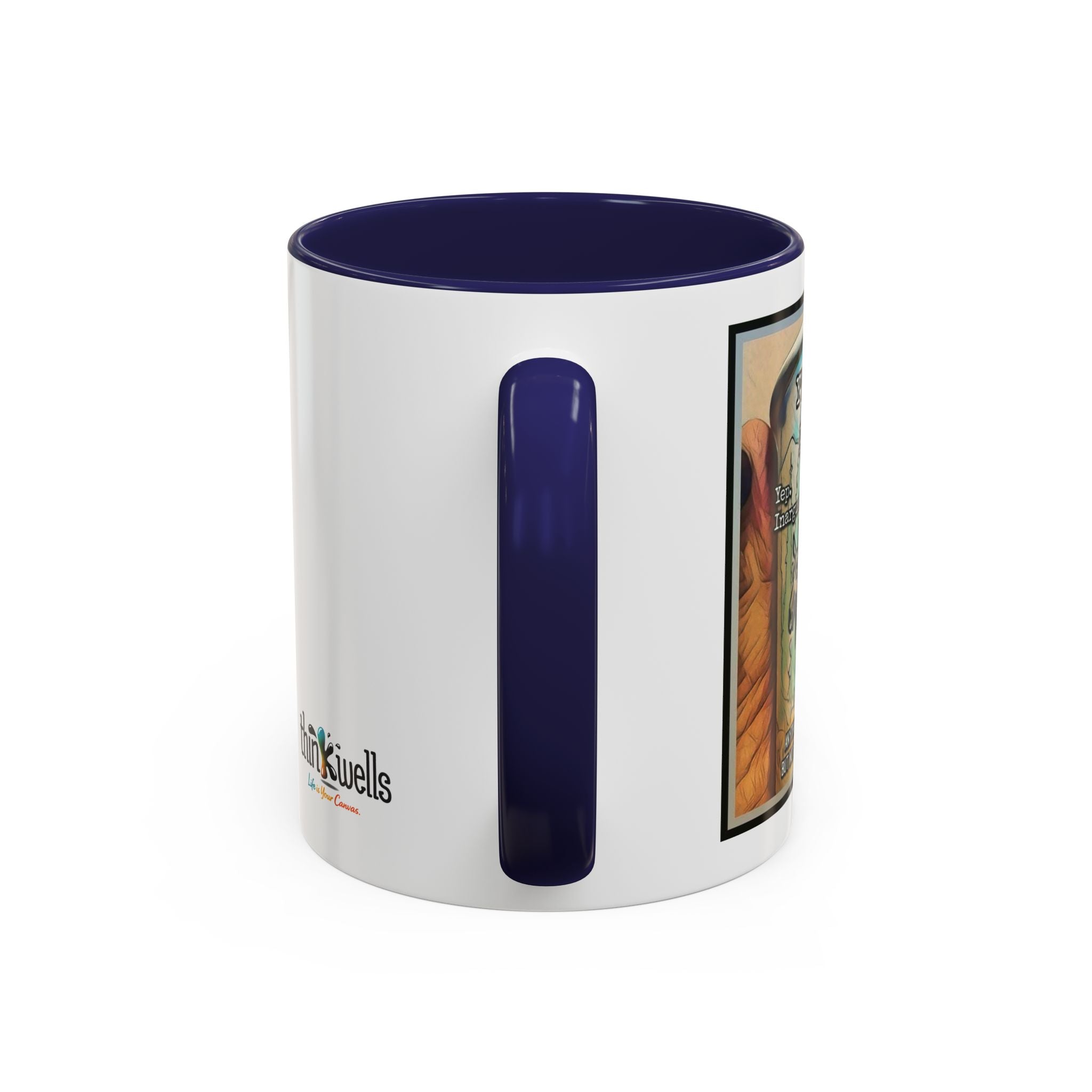 Coffee Mug - Moose Debate Accent Ceramic Mug (11/15oz)