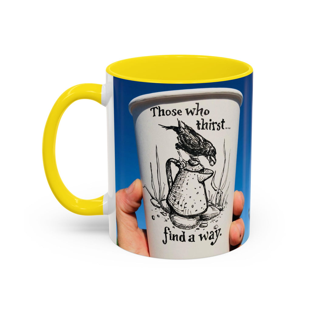 Those Who Thirst Crow Accent Ceramic Mug (11/15oz)