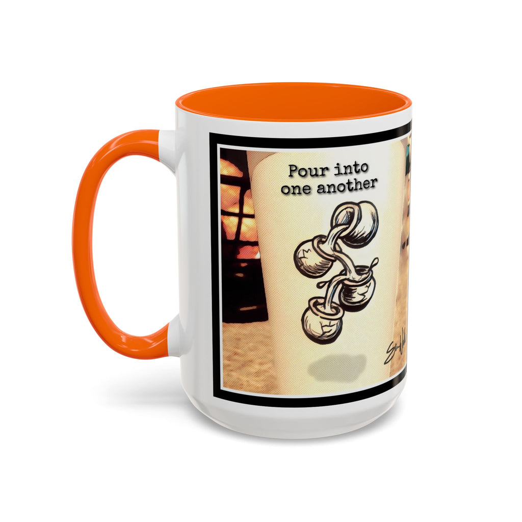 Pour into Others Accent Ceramic Mug (11/15oz)