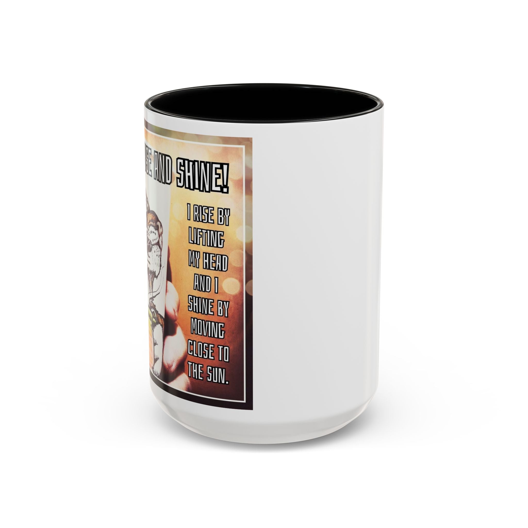Rise n Shine Tiger Accent Ceramic Mug (11/15oz)