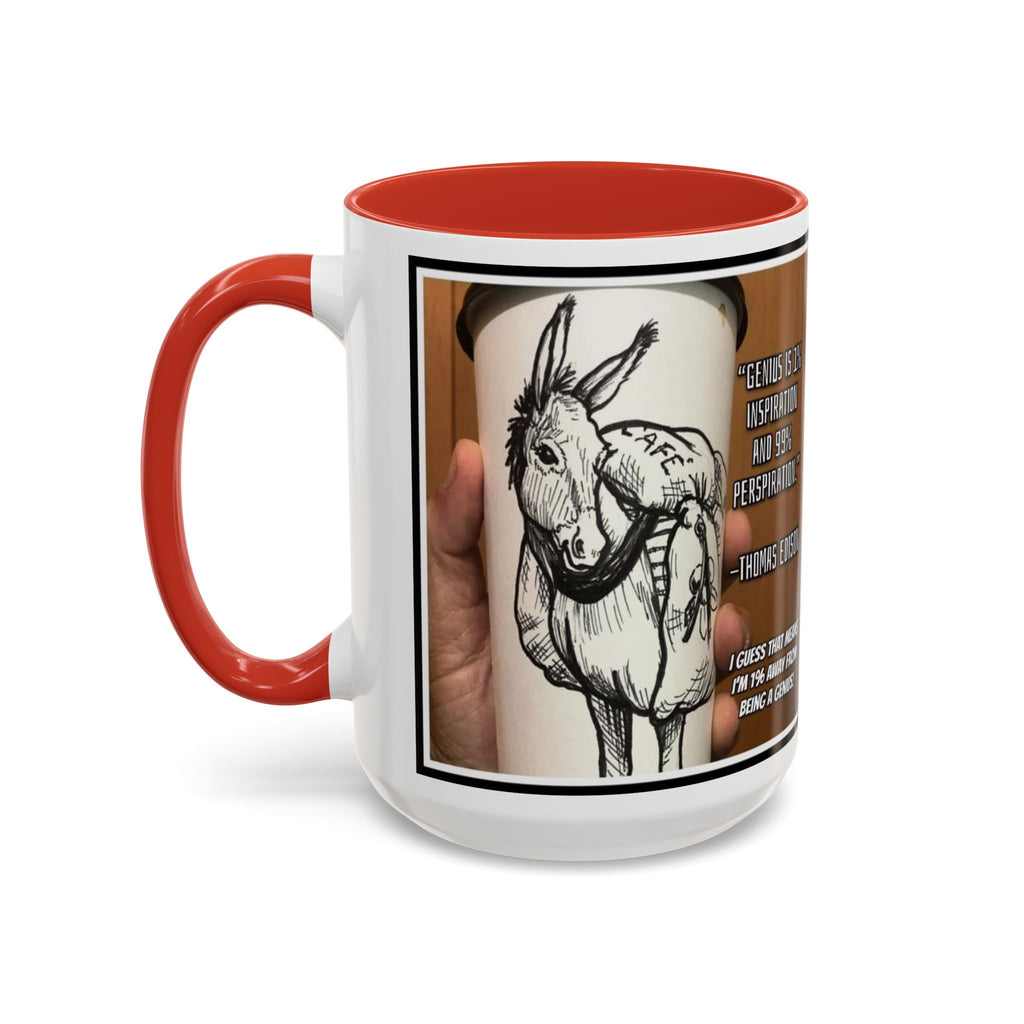 Genius Packmule Accent Ceramic Mug (11/15oz)