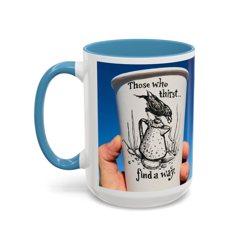 Those Who Thirst Crow Accent Ceramic Mug (11/15oz)