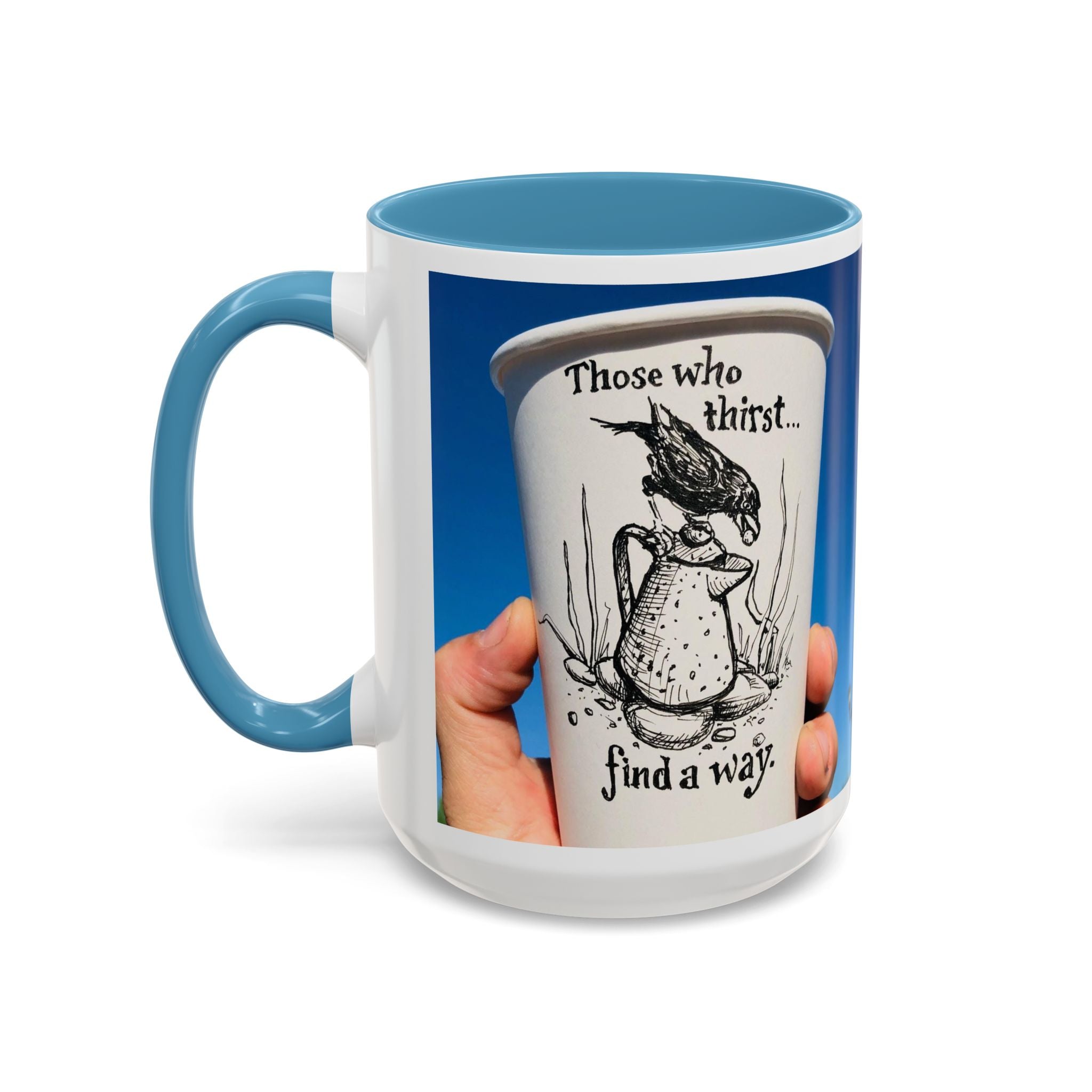 Those Who Thirst Crow Accent Ceramic Mug (11/15oz)