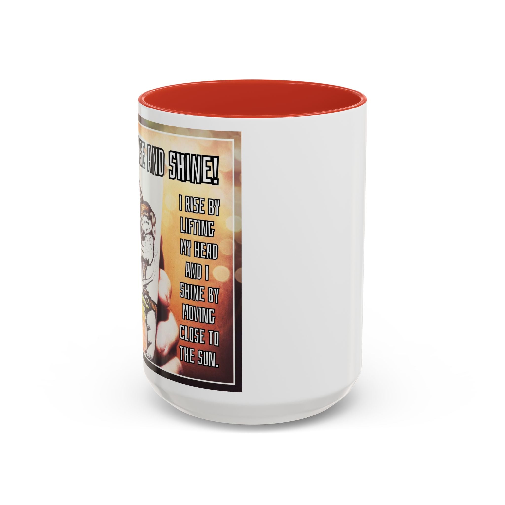 Rise n Shine Tiger Accent Ceramic Mug (11/15oz)