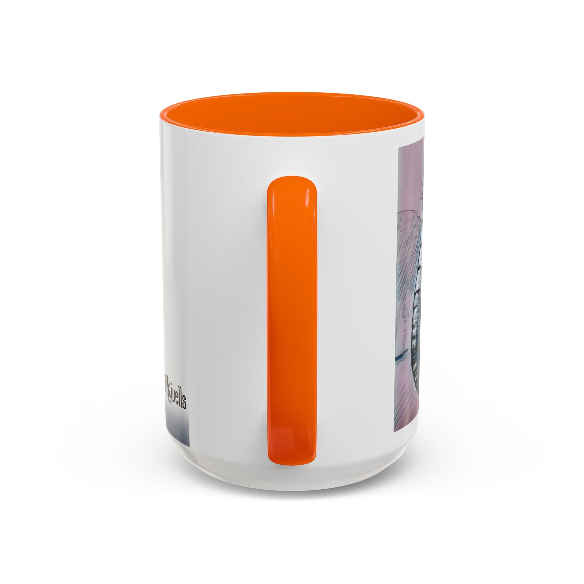 Elephant loves Coffee Accent Ceramic Mug (11/15oz)