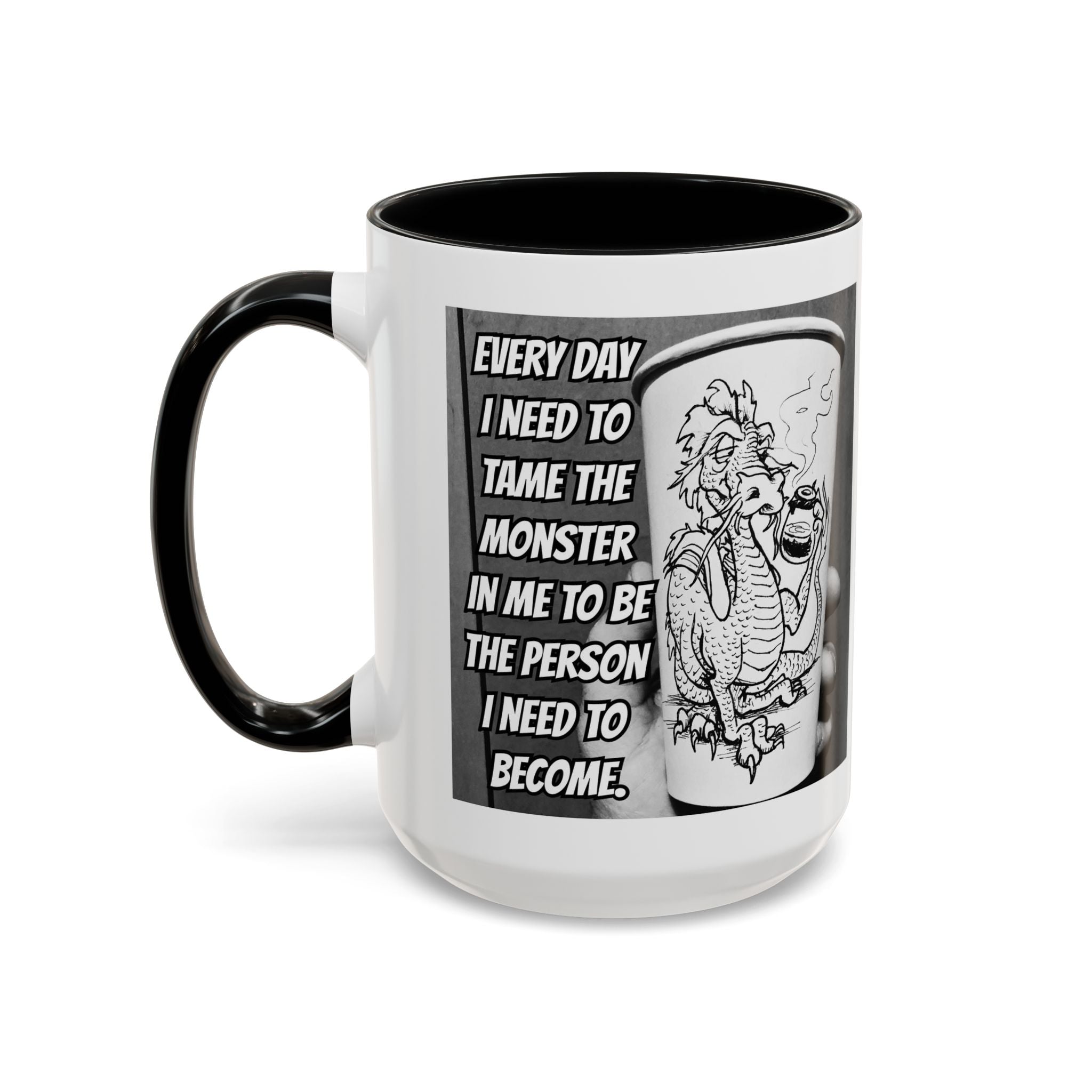 Tame the Monster Accent Ceramic Mug (11/15oz)