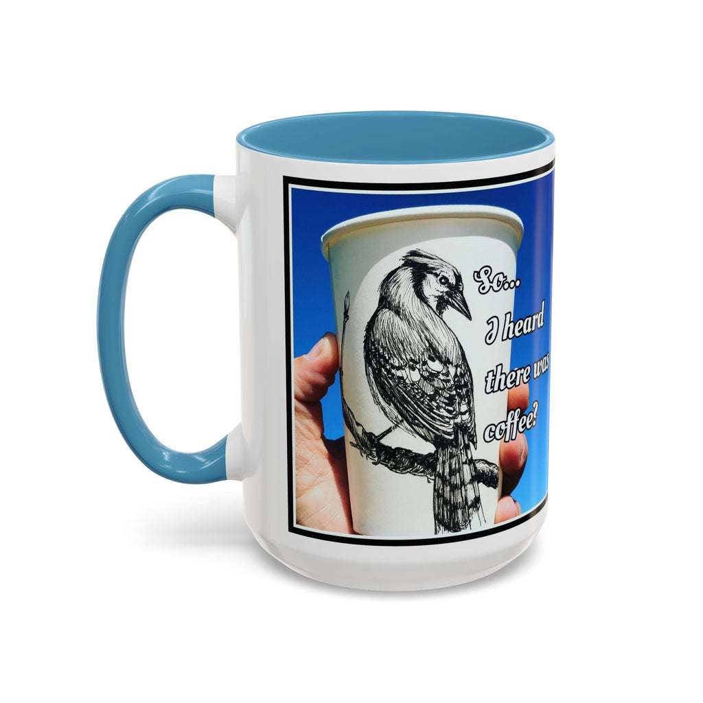 Blue Jay Coffee Accent Ceramic Mug (11/15oz)