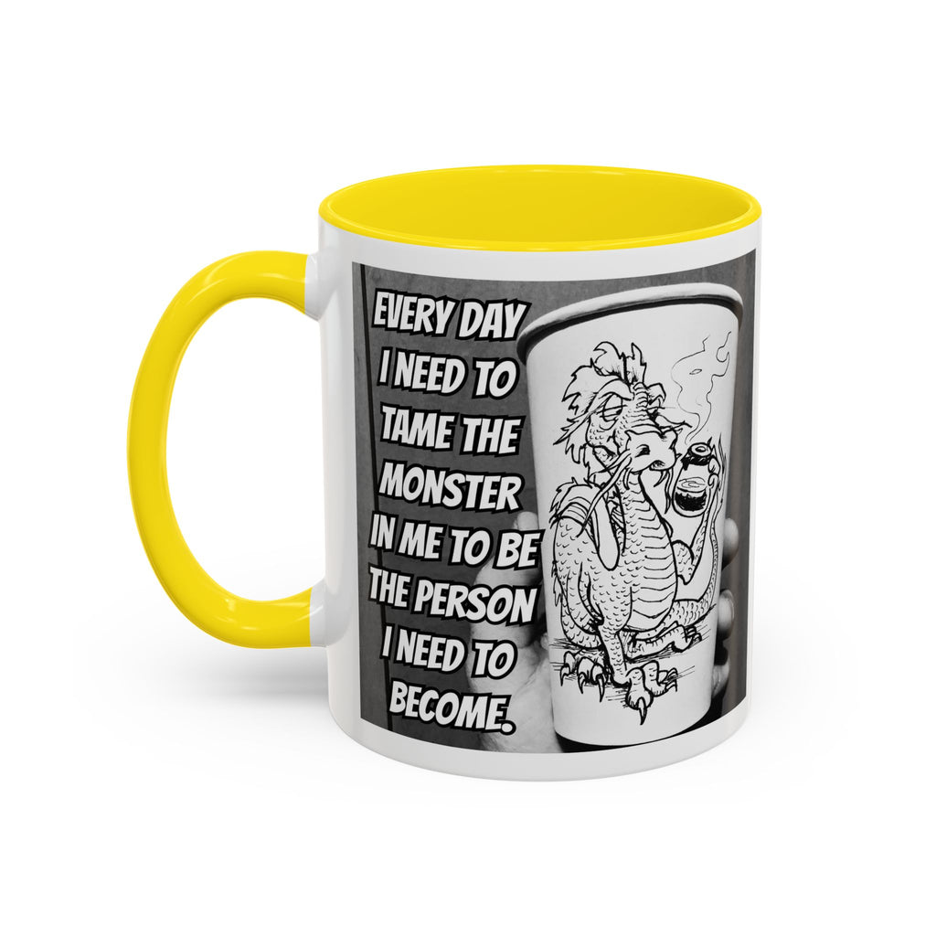 Tame the Monster Accent Ceramic Mug (11/15oz)