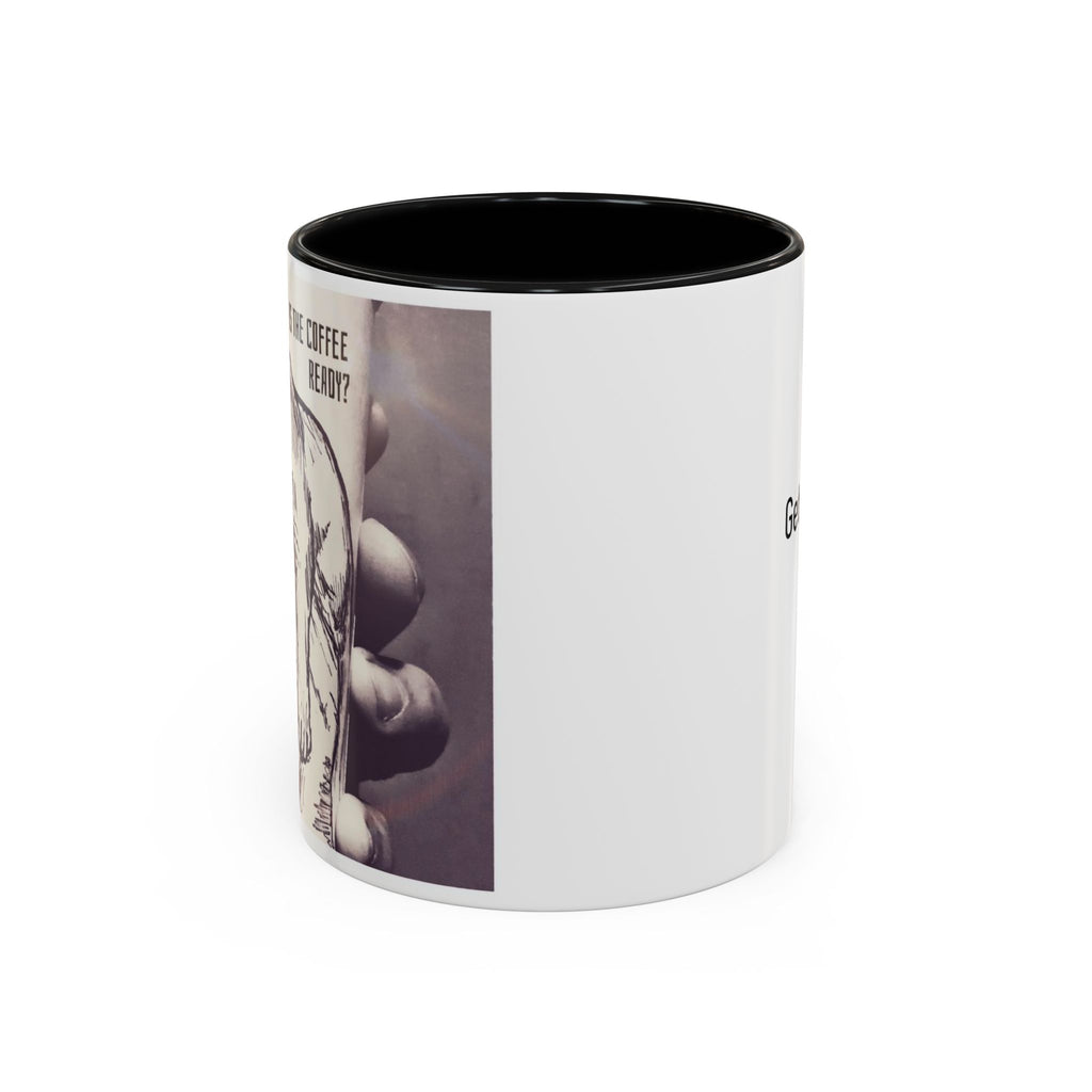 Coffee Ready Lion Accent Ceramic Mug (11/15oz)