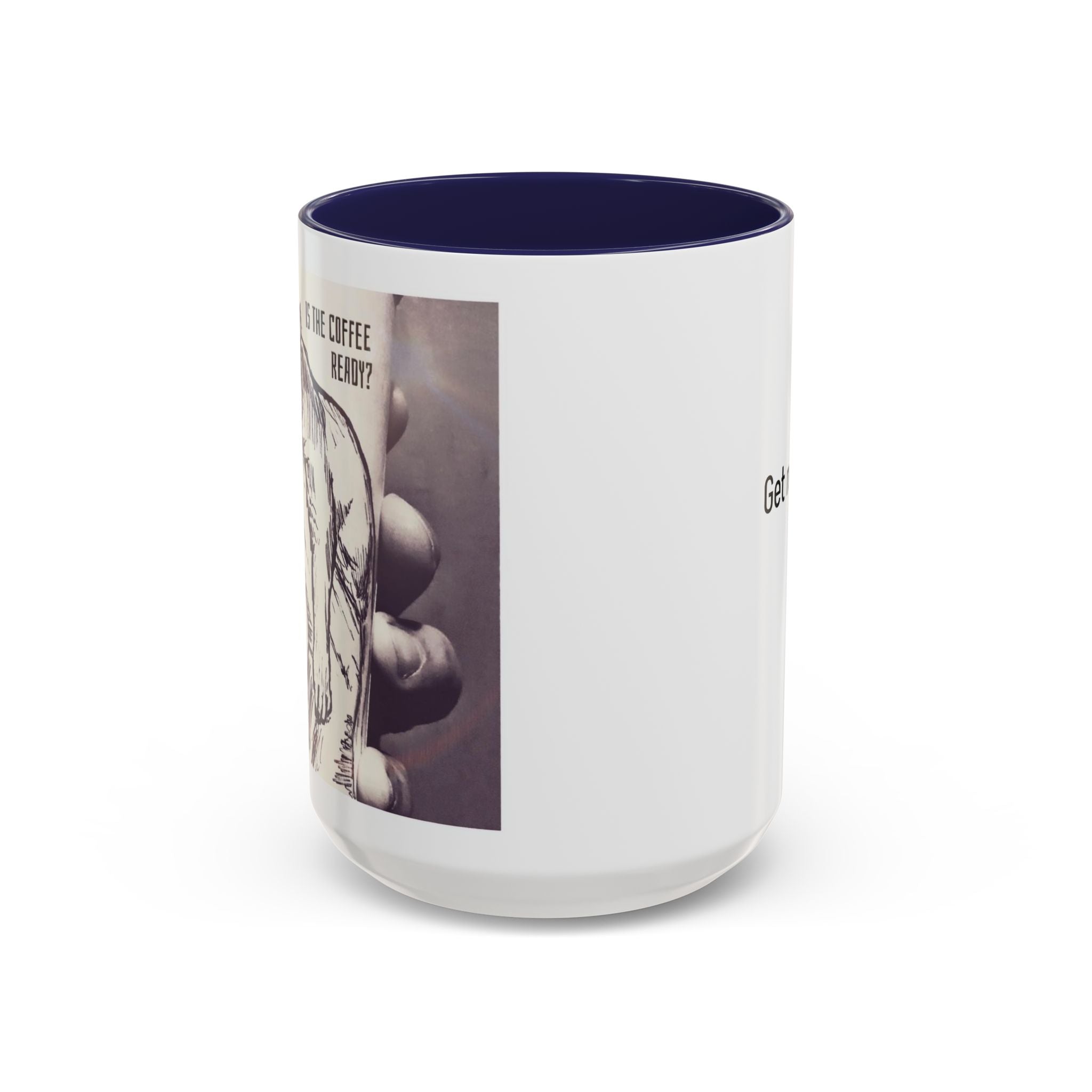 Coffee Ready Lion Accent Ceramic Mug (11/15oz)