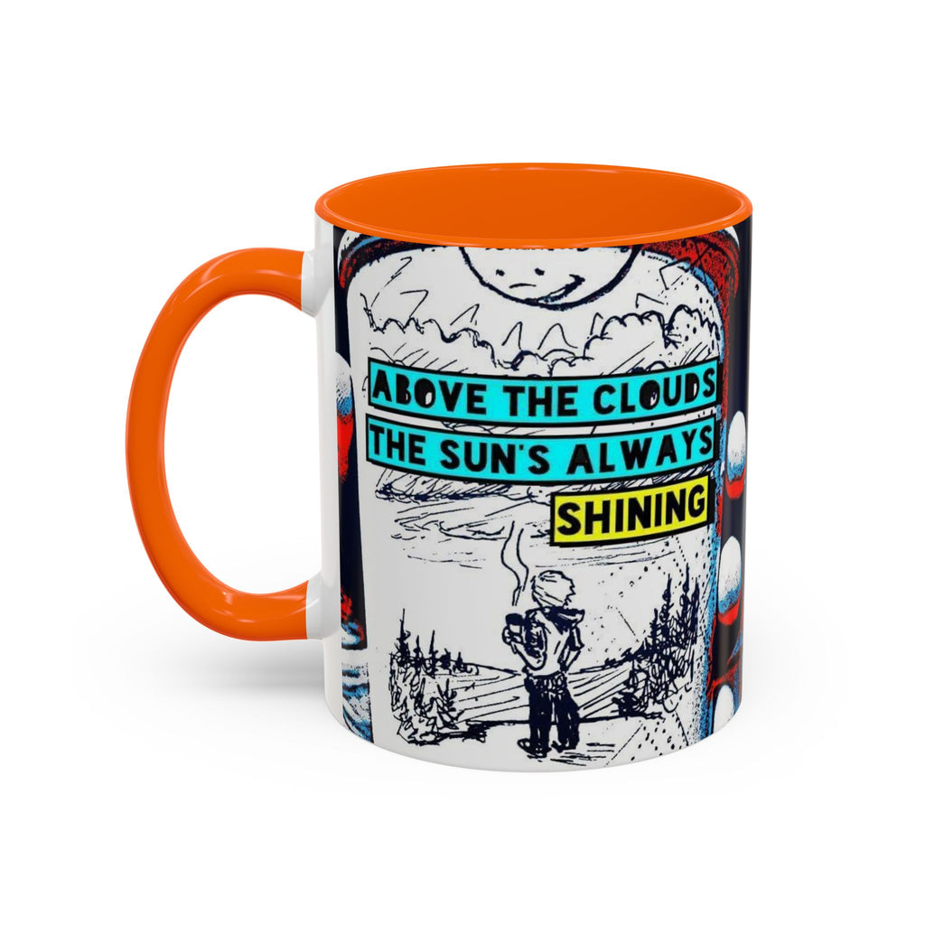 Above the Clouds Accent Ceramic Mug (11/15oz)