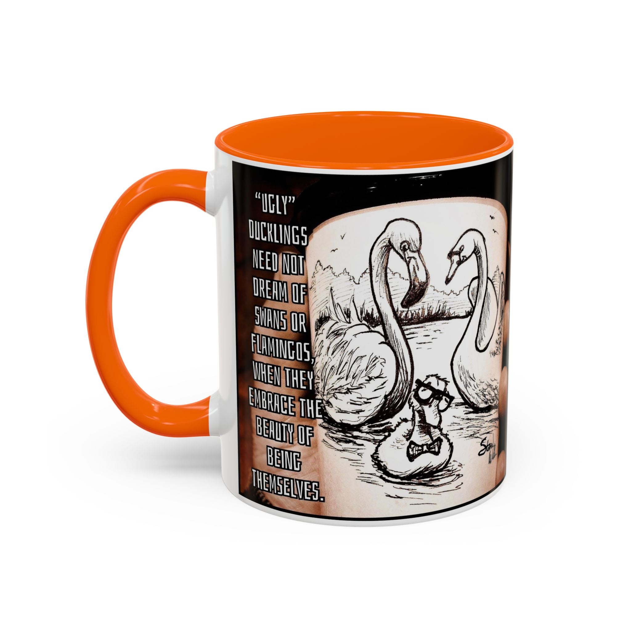 Ugly Duckling Accent Ceramic Mug (11/15oz)