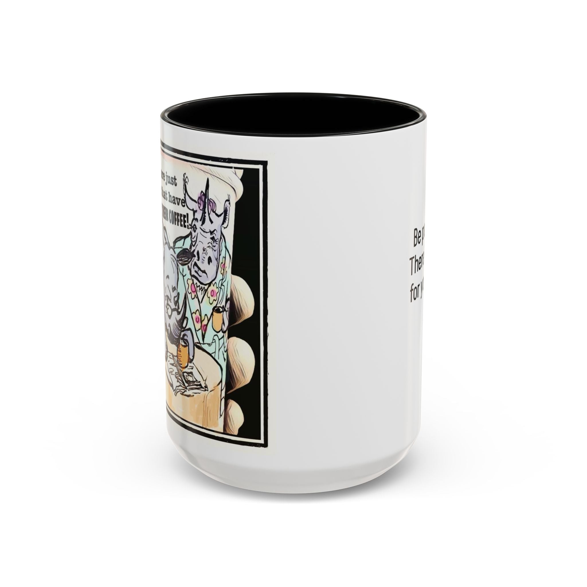 Rhino Coffee Accent Ceramic Mug (11/15oz)