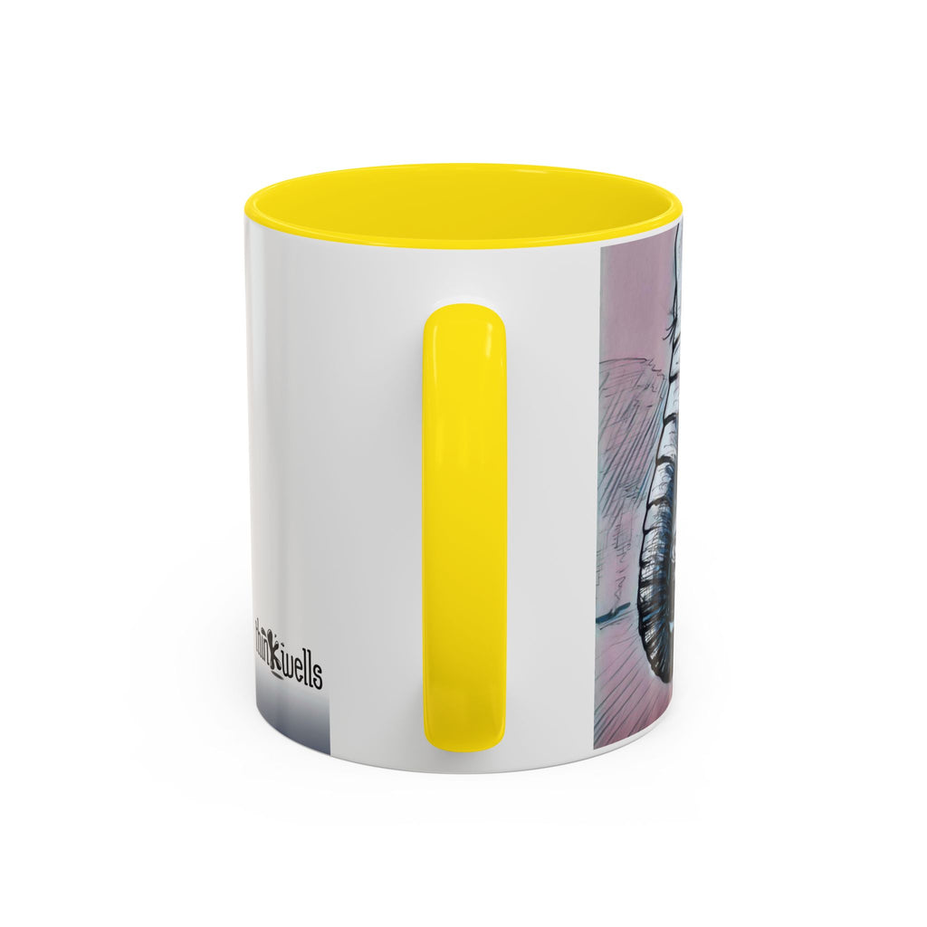 Elephant loves Coffee Accent Ceramic Mug (11/15oz)