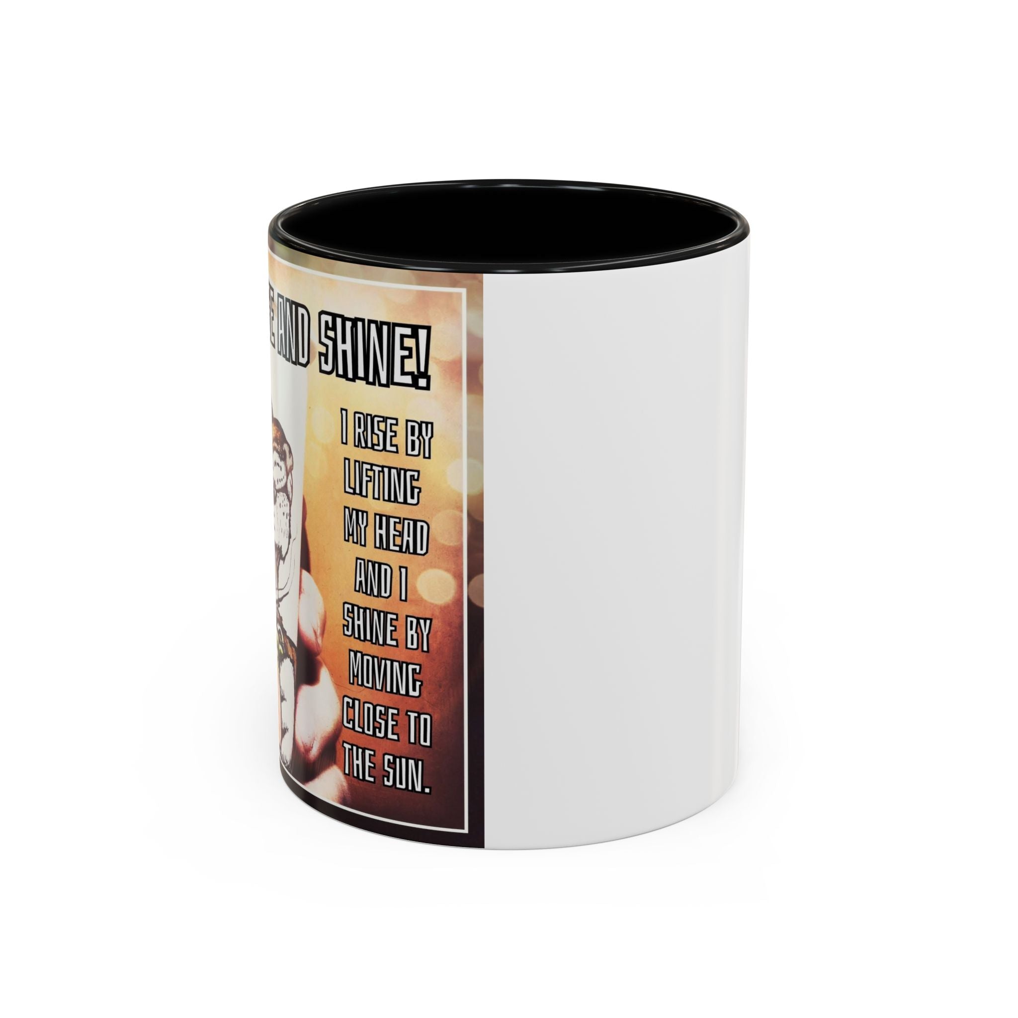 Rise n Shine Tiger Accent Ceramic Mug (11/15oz)