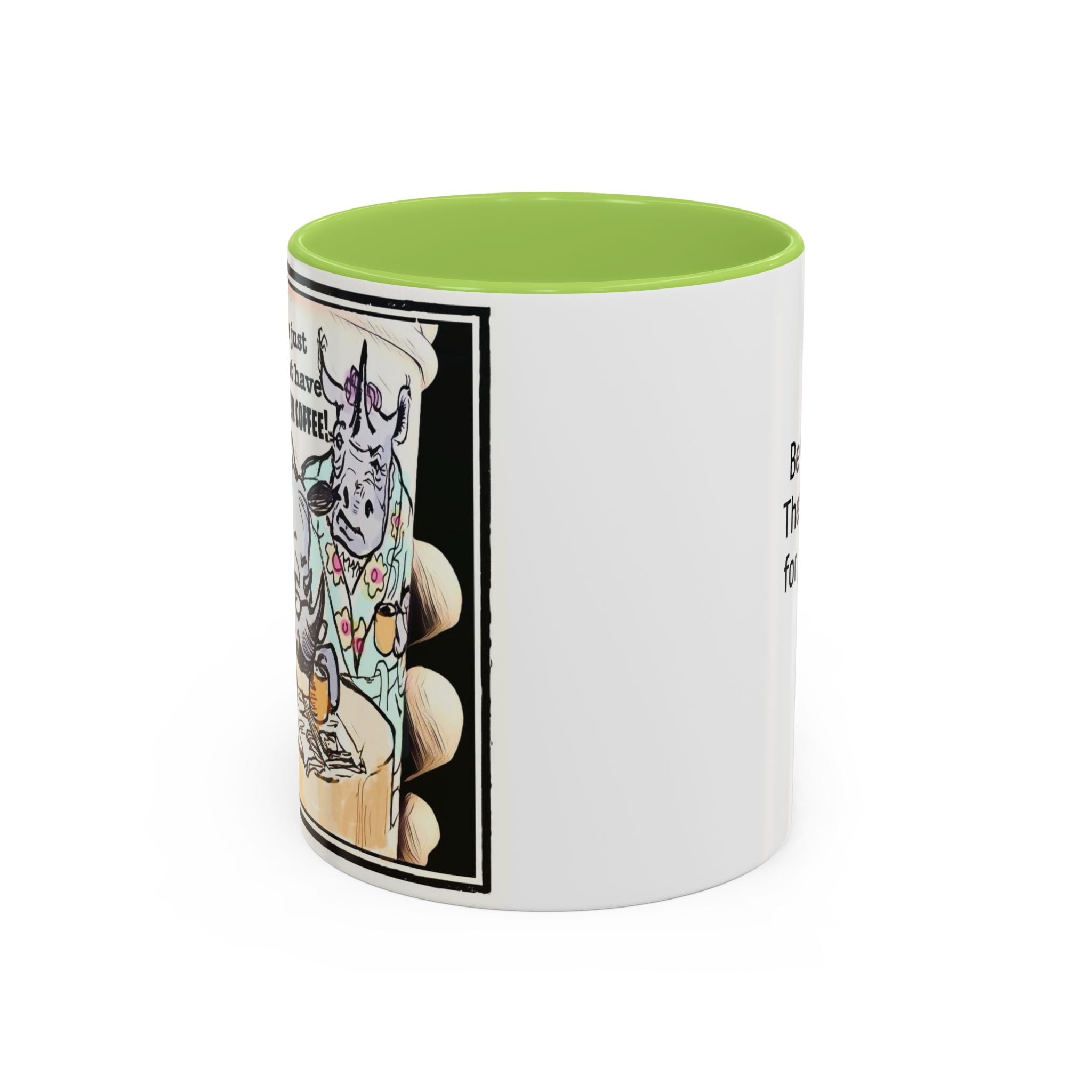 Rhino Coffee Accent Ceramic Mug (11/15oz)