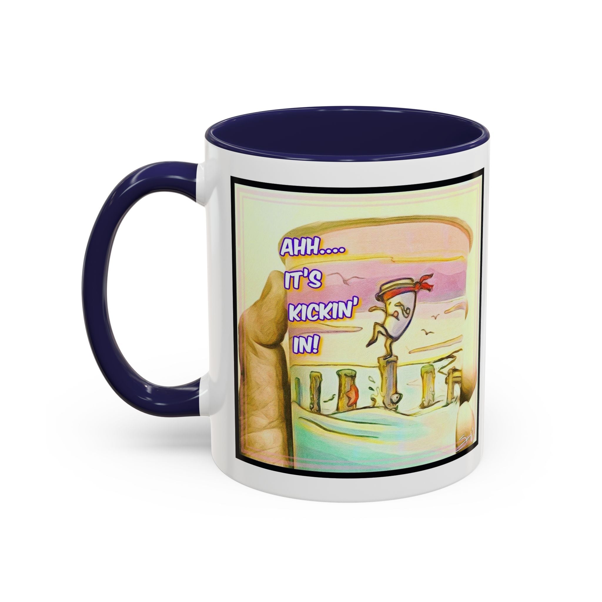Karate Kickin' in Accent Ceramic Mug (11/15oz)