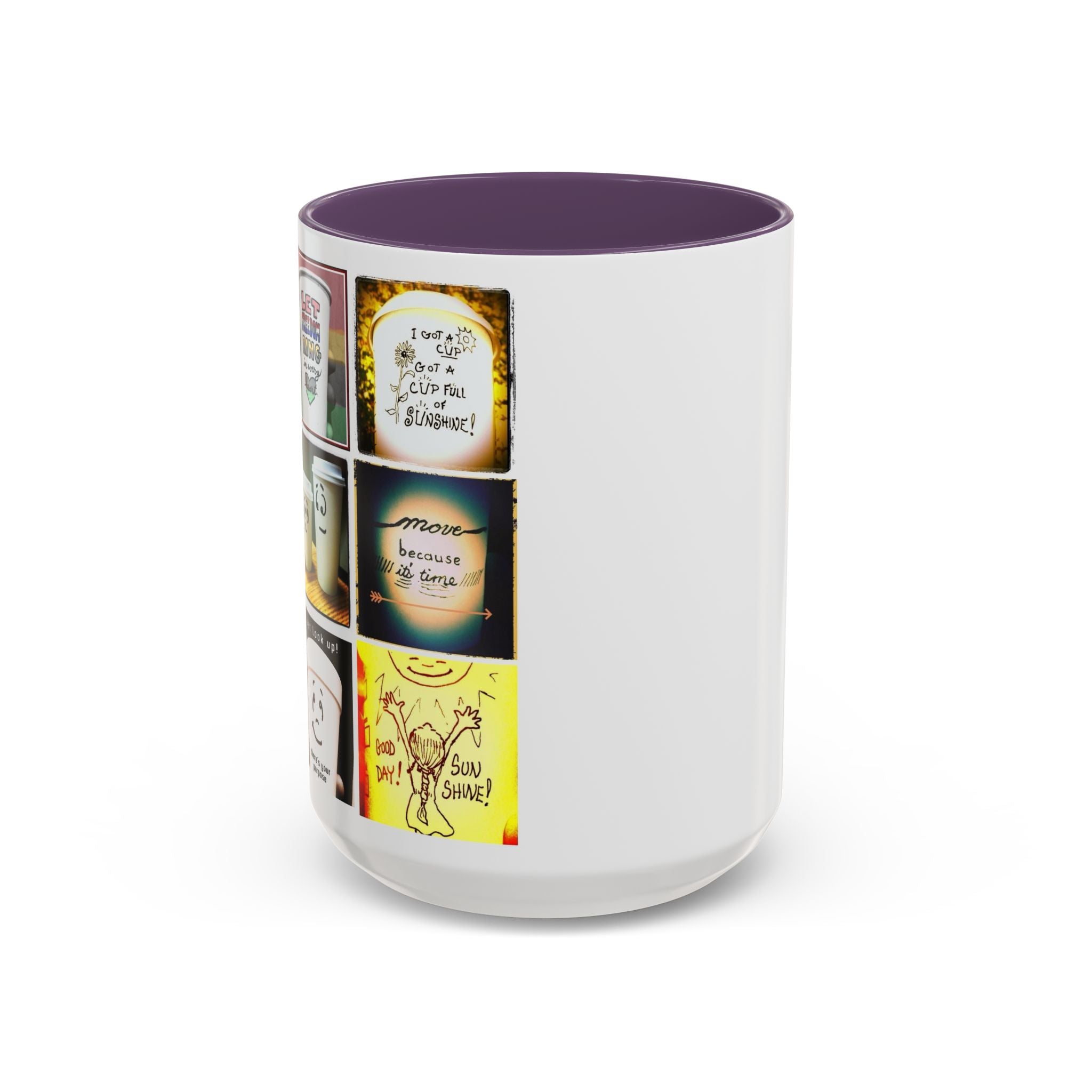 Be a Barnabus Collage Accent Ceramic Mug (11/15oz)