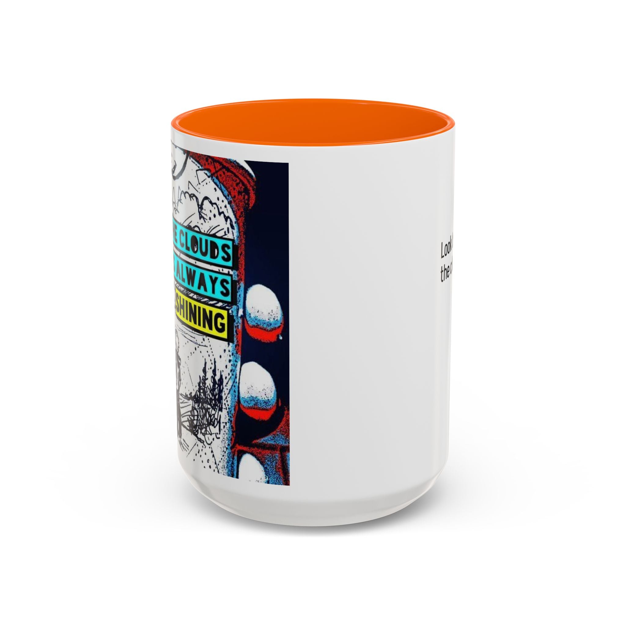 Above the Clouds Accent Ceramic Mug (11/15oz)