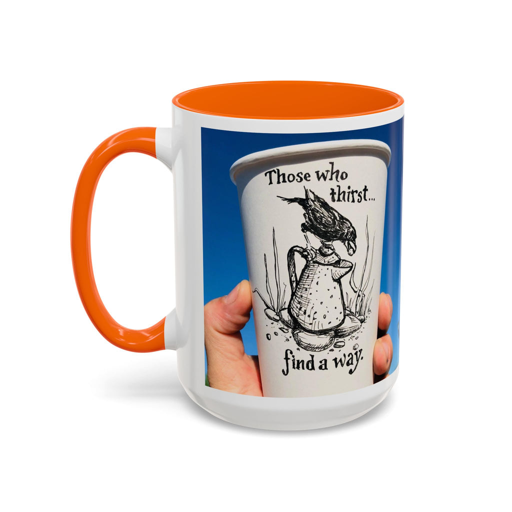 Those Who Thirst Crow Accent Ceramic Mug (11/15oz)