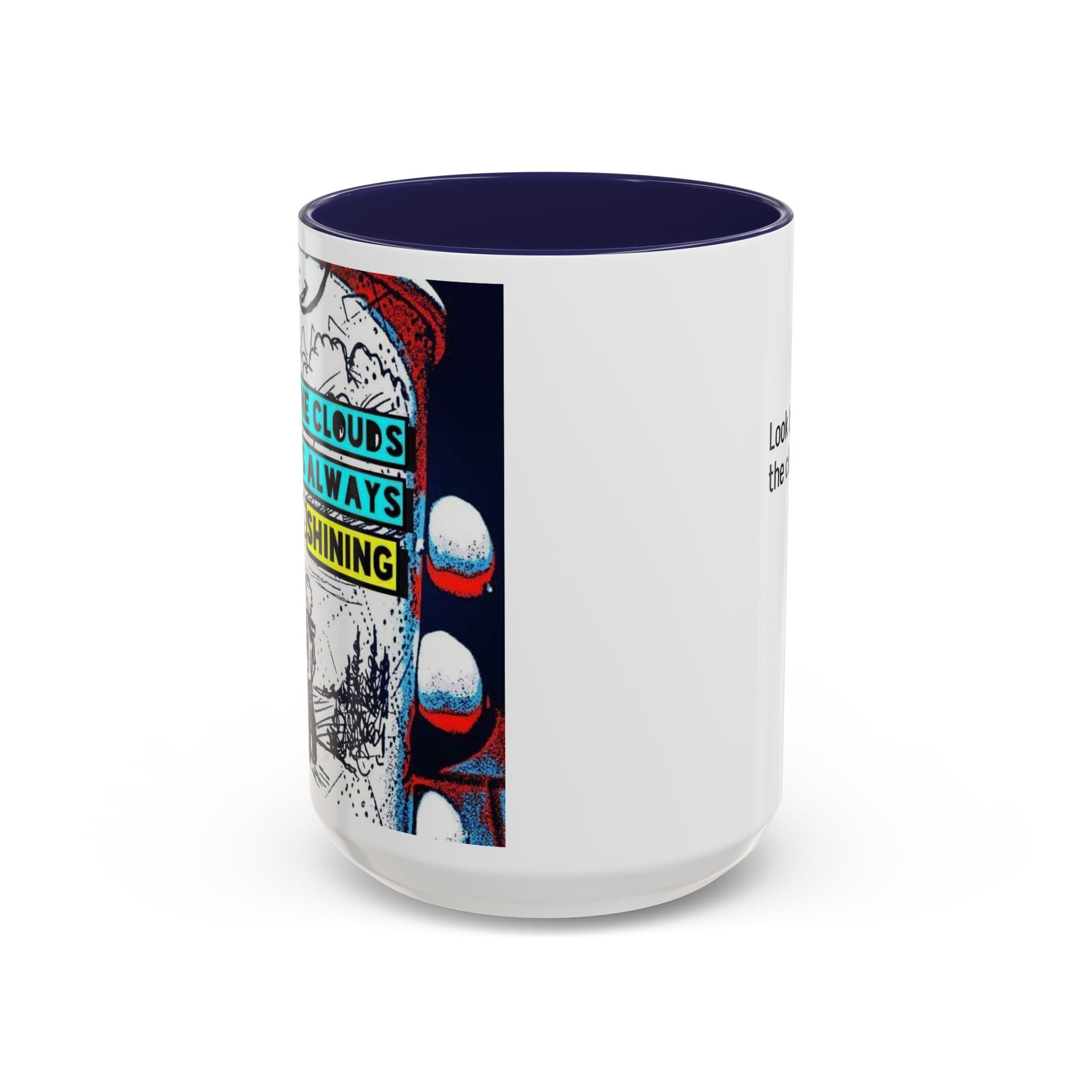 Above the Clouds Accent Ceramic Mug (11/15oz)