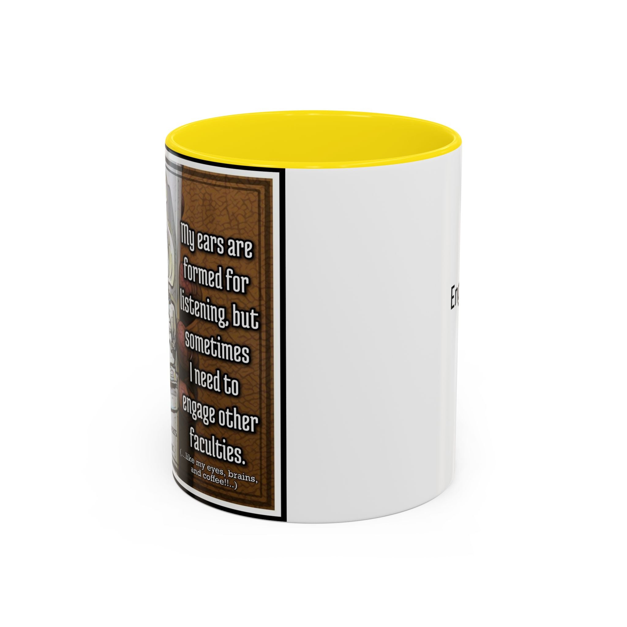 Elephant Engage Accent Ceramic Mug (11/15oz)