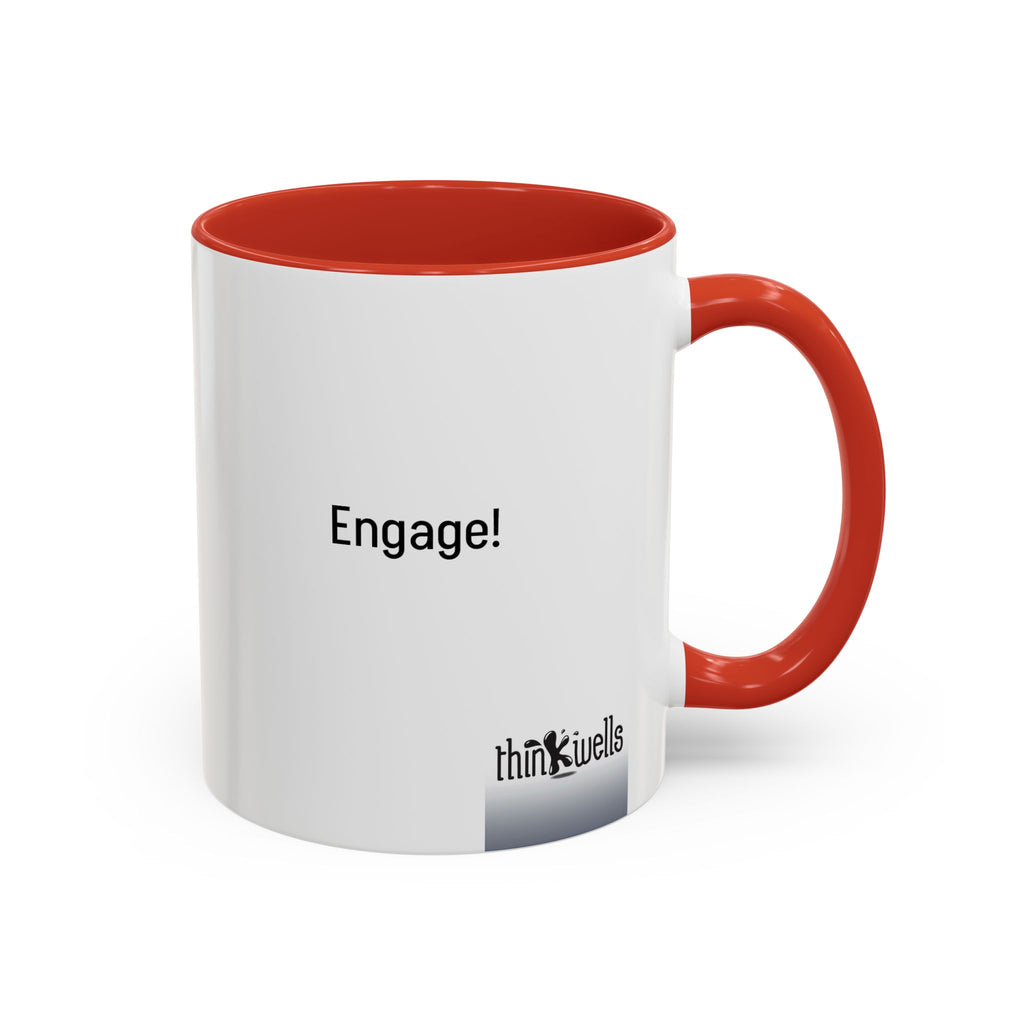Elephant Engage Accent Ceramic Mug (11/15oz)