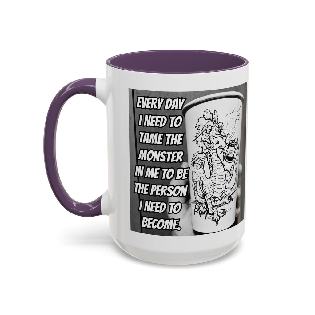 Tame the Monster Accent Ceramic Mug (11/15oz)