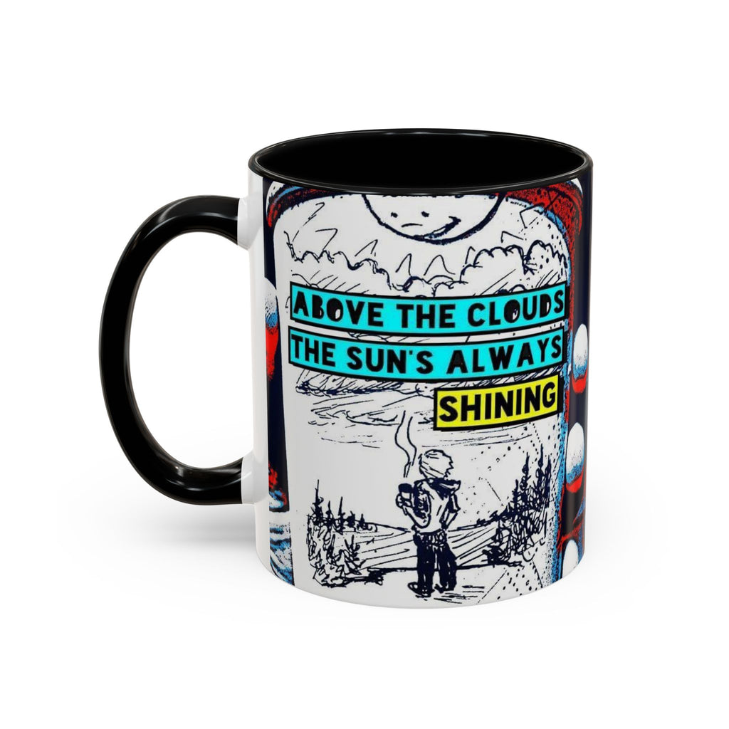 Above the Clouds Accent Ceramic Mug (11/15oz)