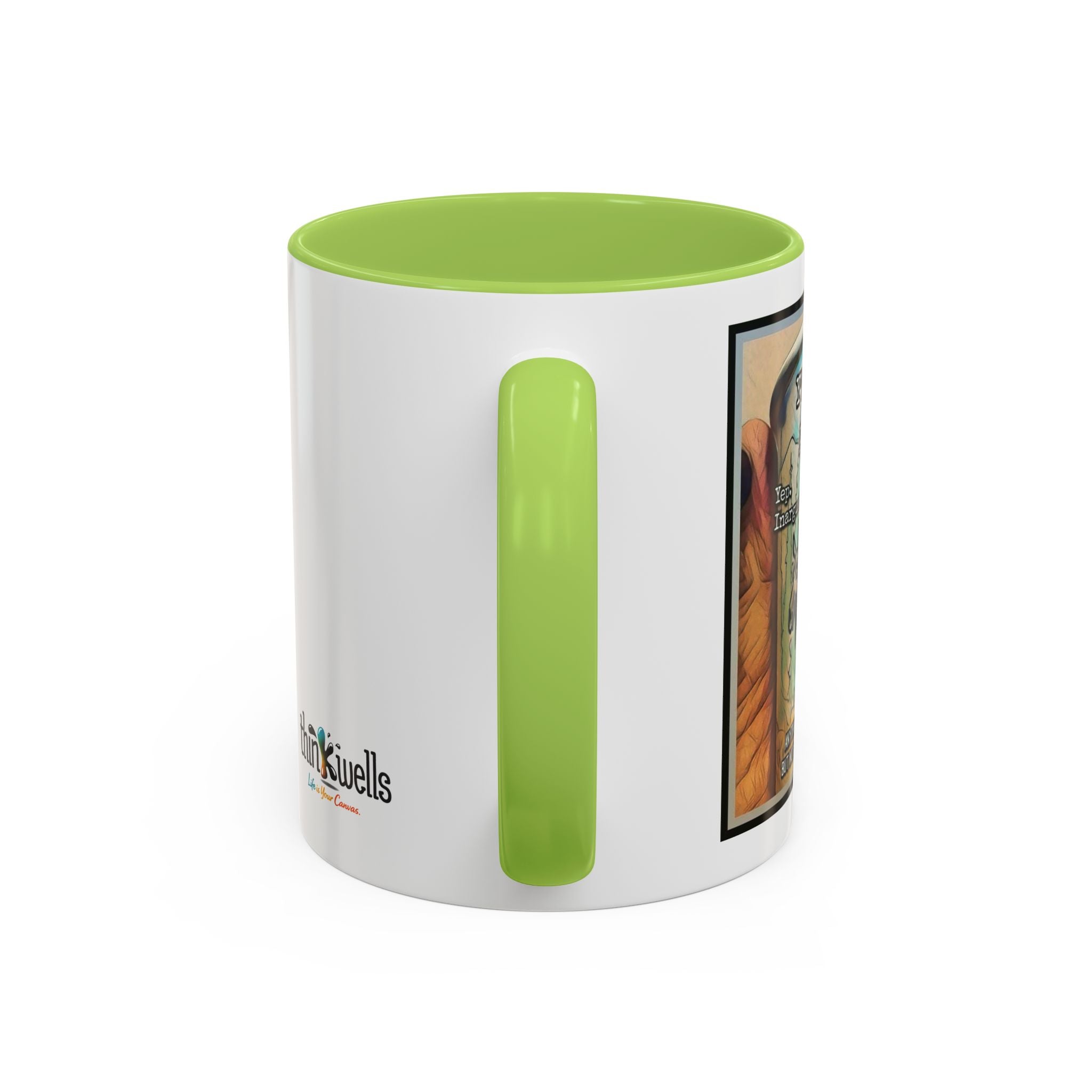 Coffee Mug - Moose Debate Accent Ceramic Mug (11/15oz)