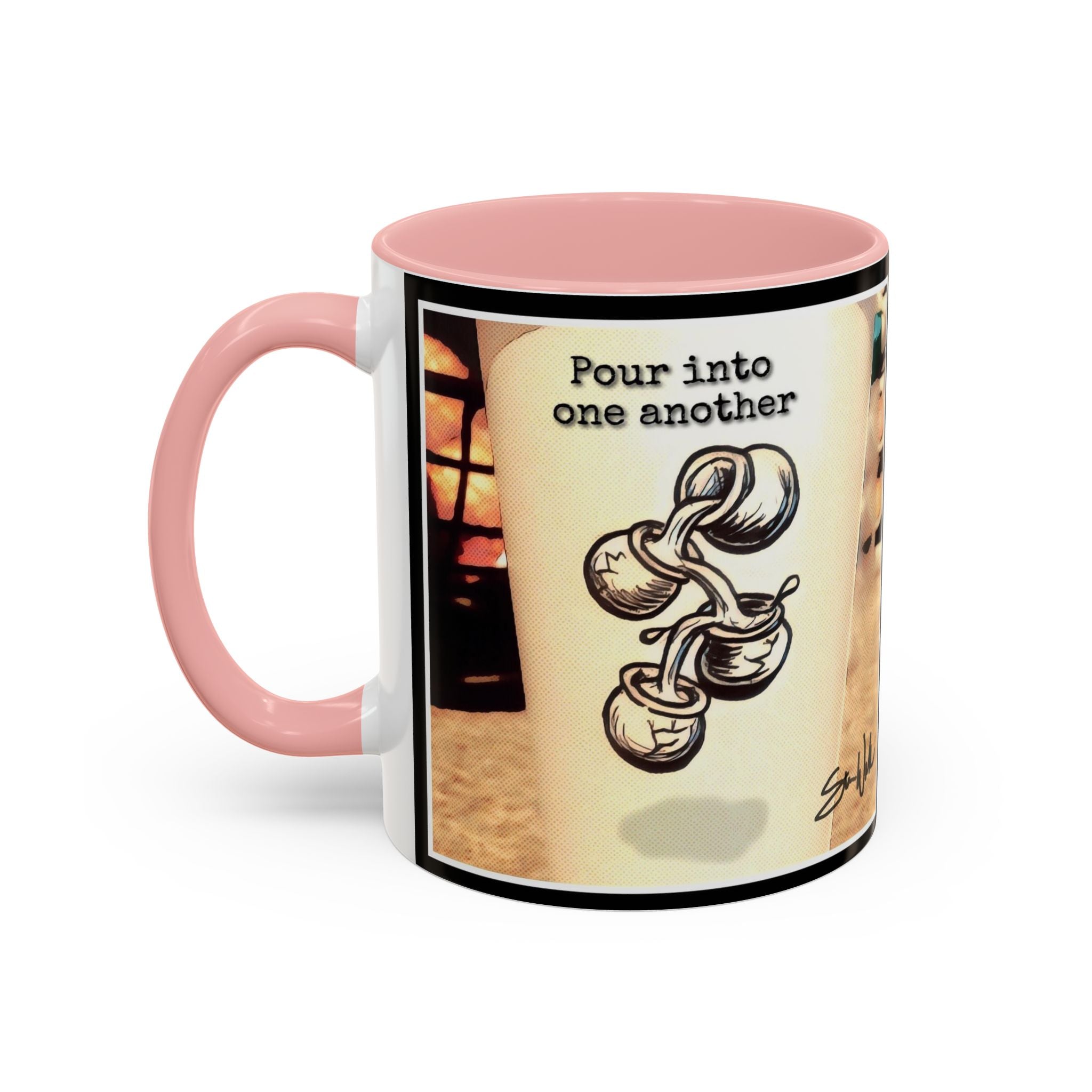 Pour into Others Accent Ceramic Mug (11/15oz)